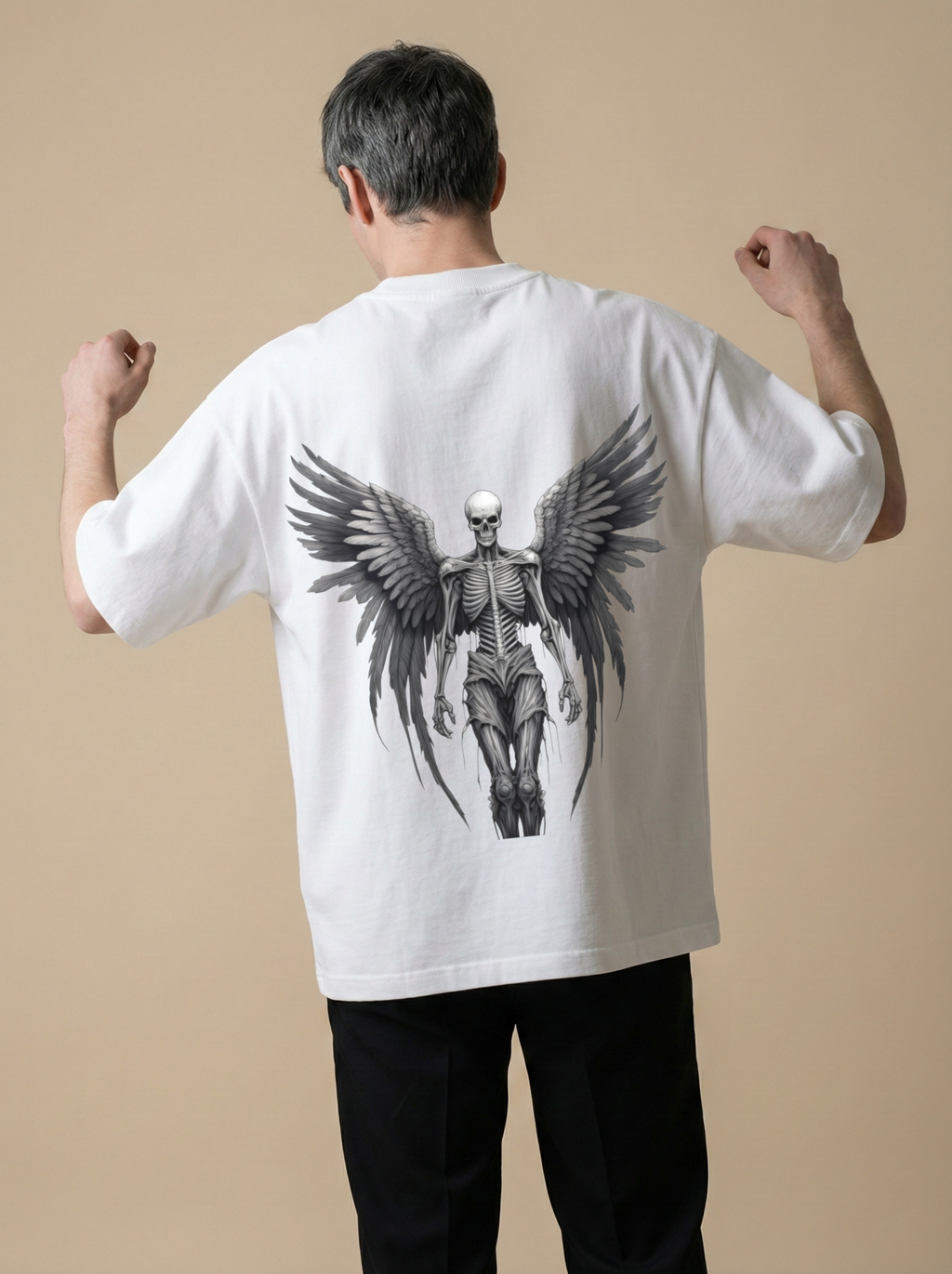Gothic Angel Oversized T-Shirt