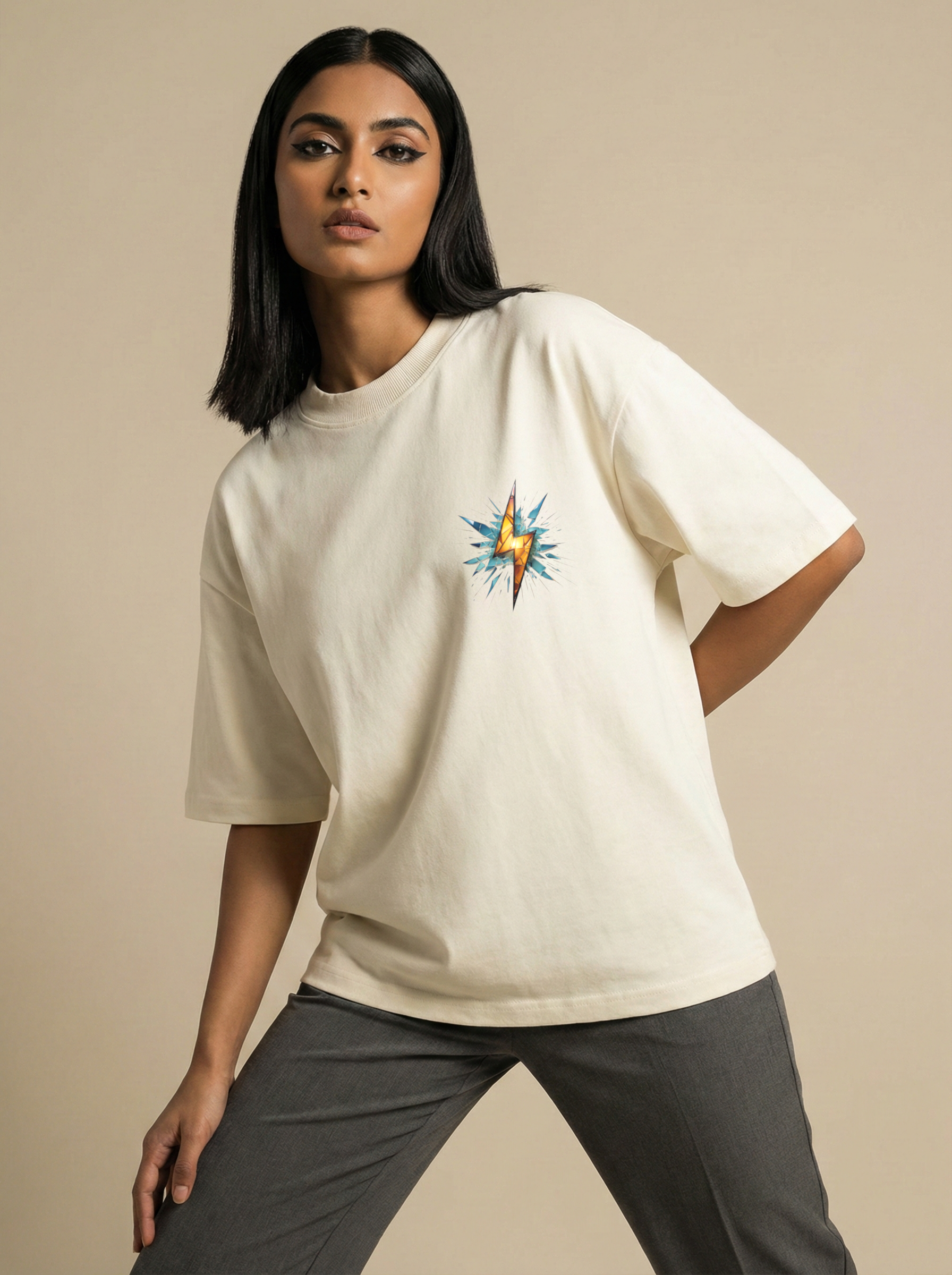 VoltBolt Oversized T-Shirt