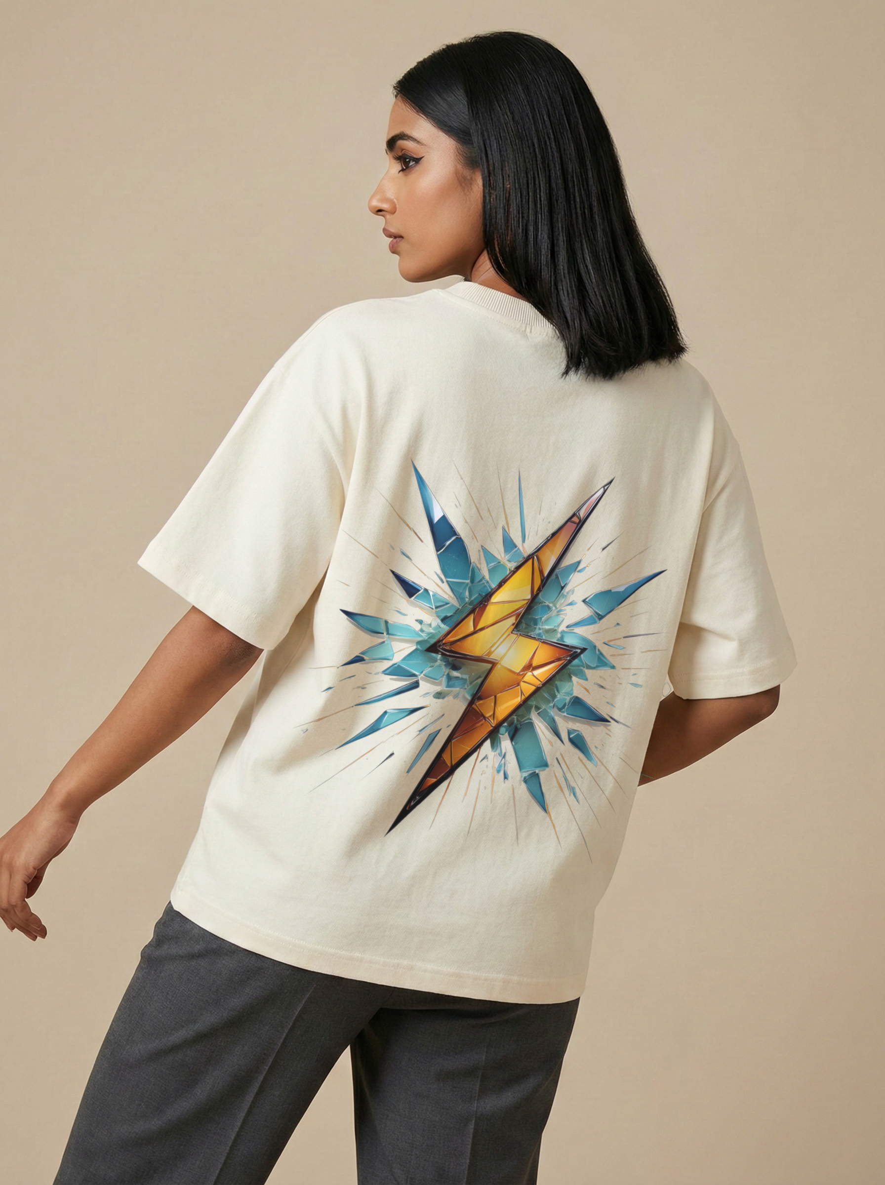 VoltBolt Oversized T-Shirt