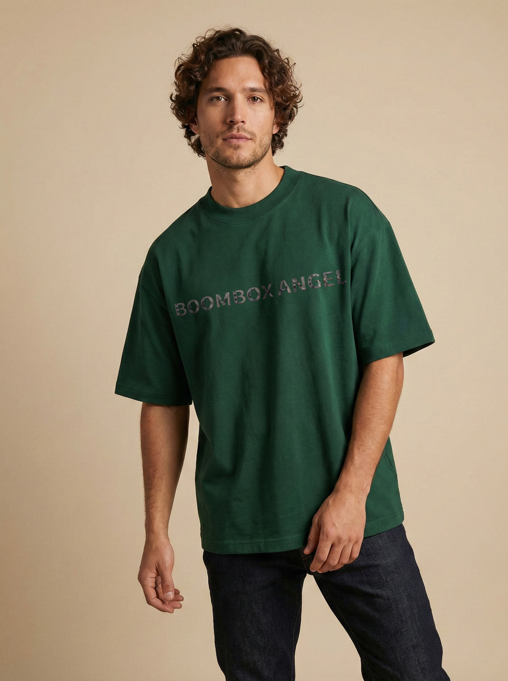 Boombox Angel Oversized T-Shirt