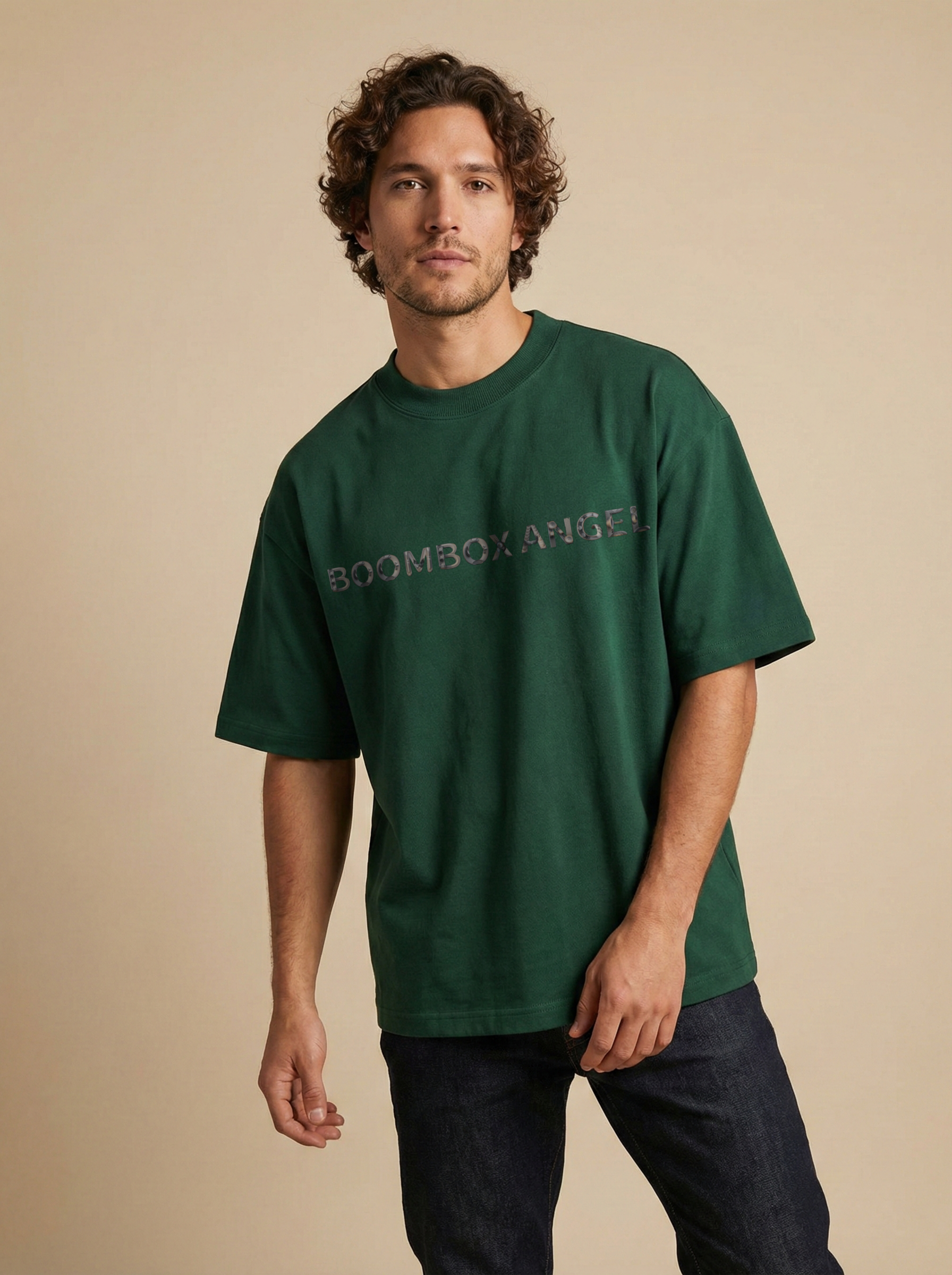 Boombox Angel Oversized T-Shirt