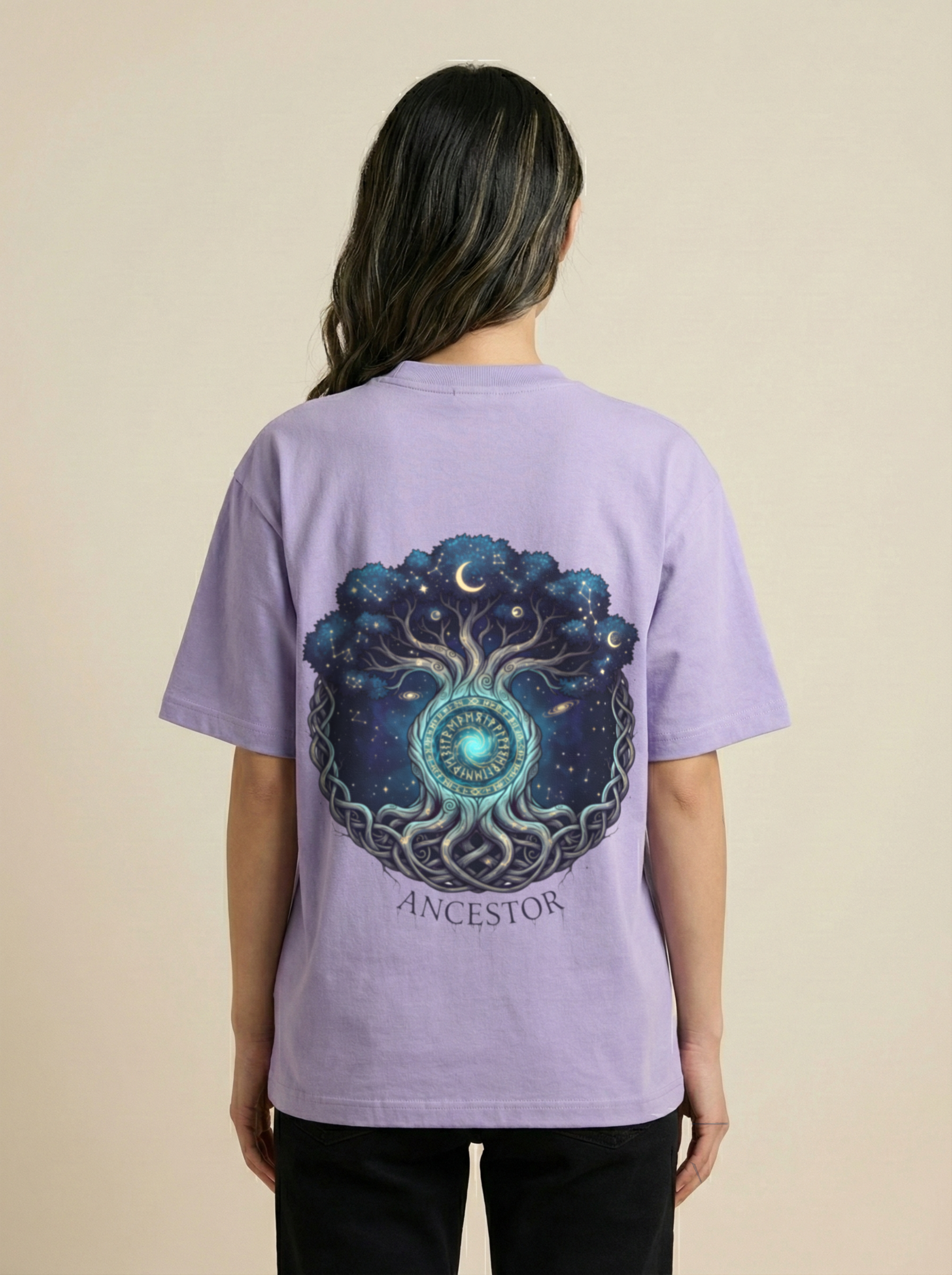 Ancestor Premium Terry Oversized Tee Lavender