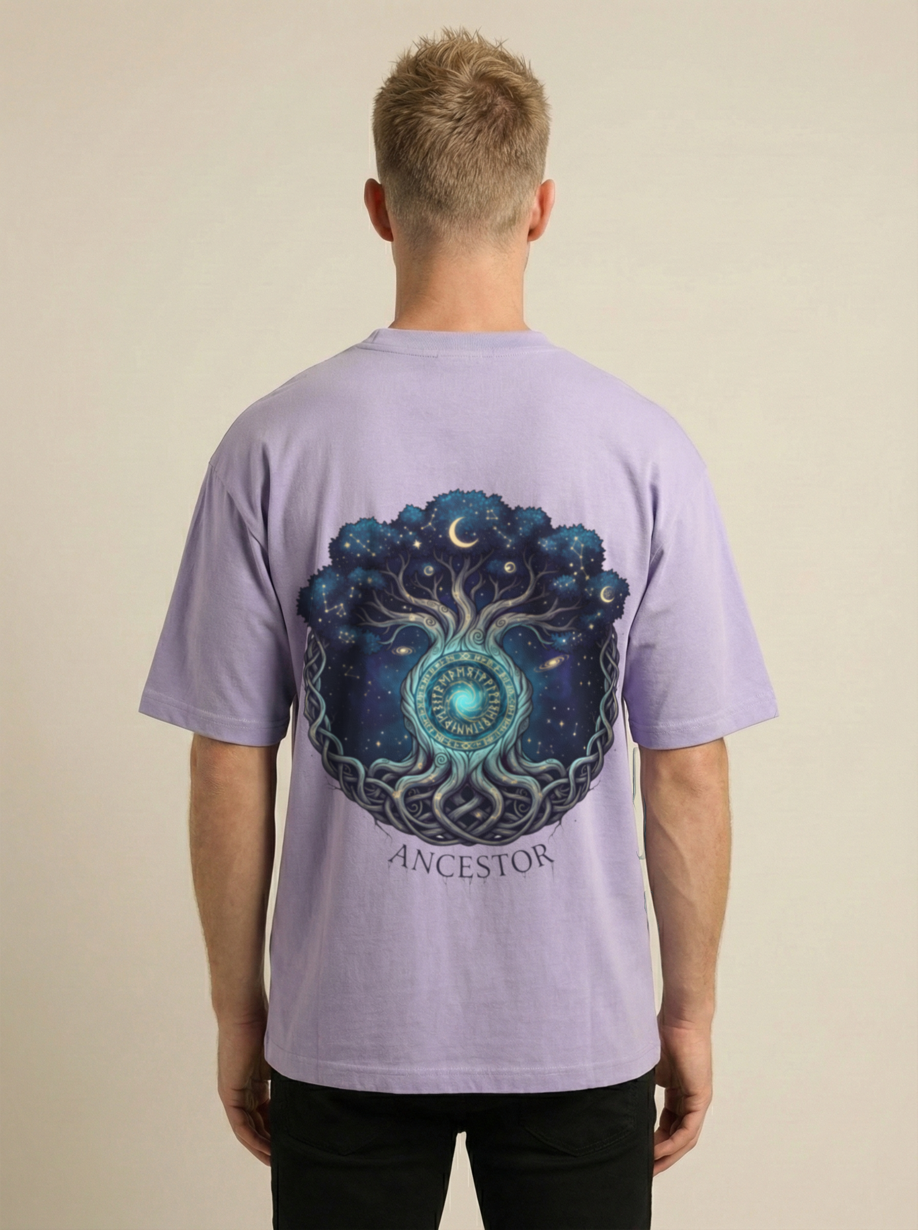 Ancestor Premium Terry Oversized Tee Lavender