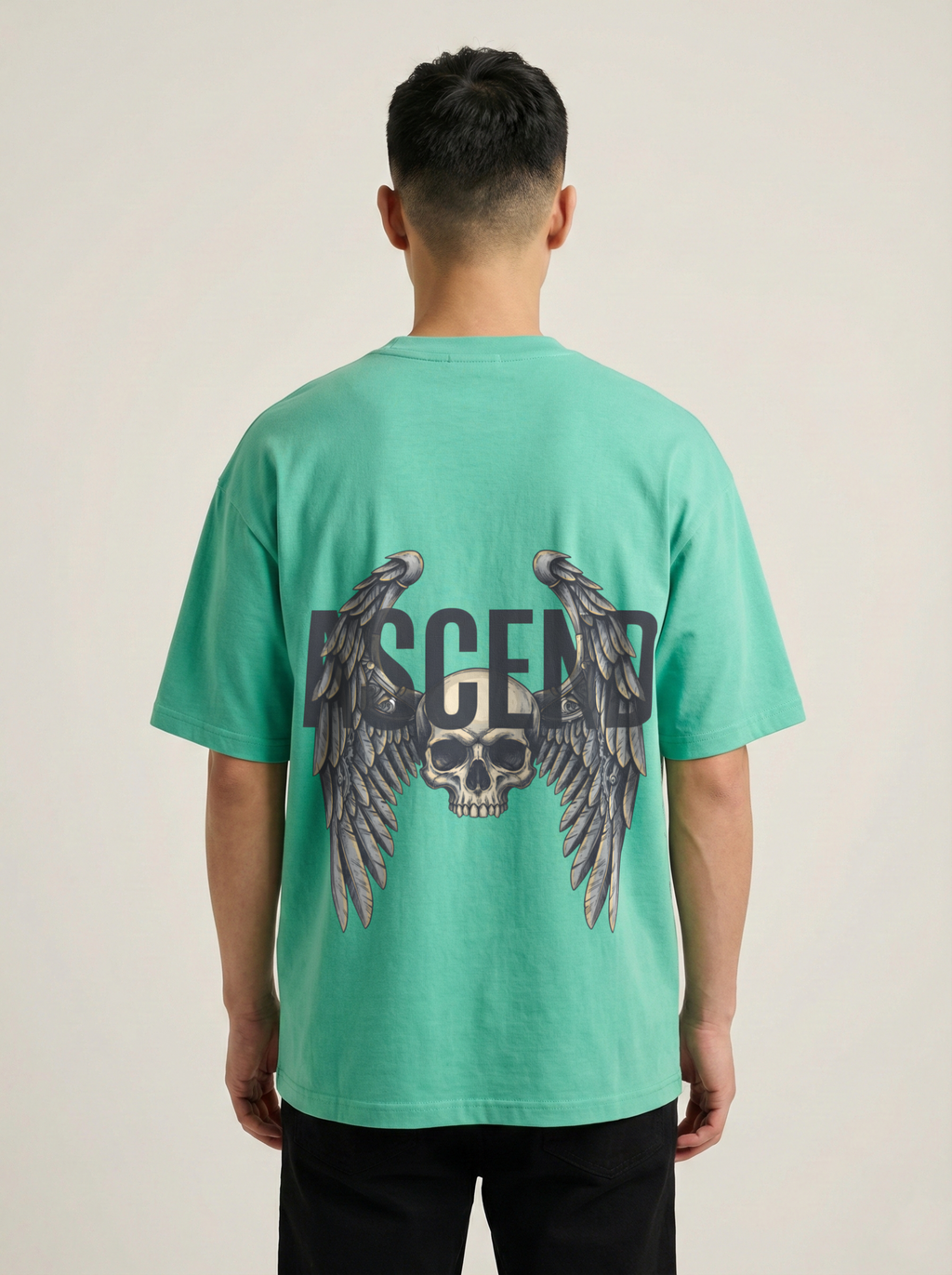 Ascend Premium Terry Oversized Tee Jade