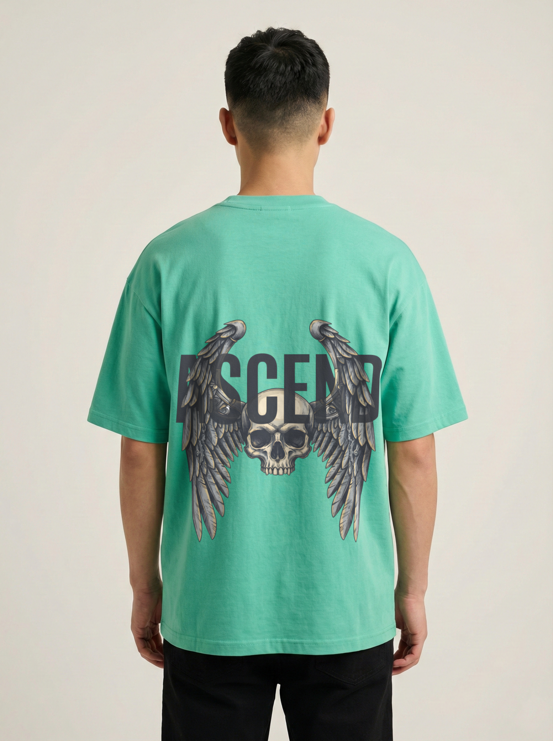 Ascend Premium Terry Oversized Tee Jade