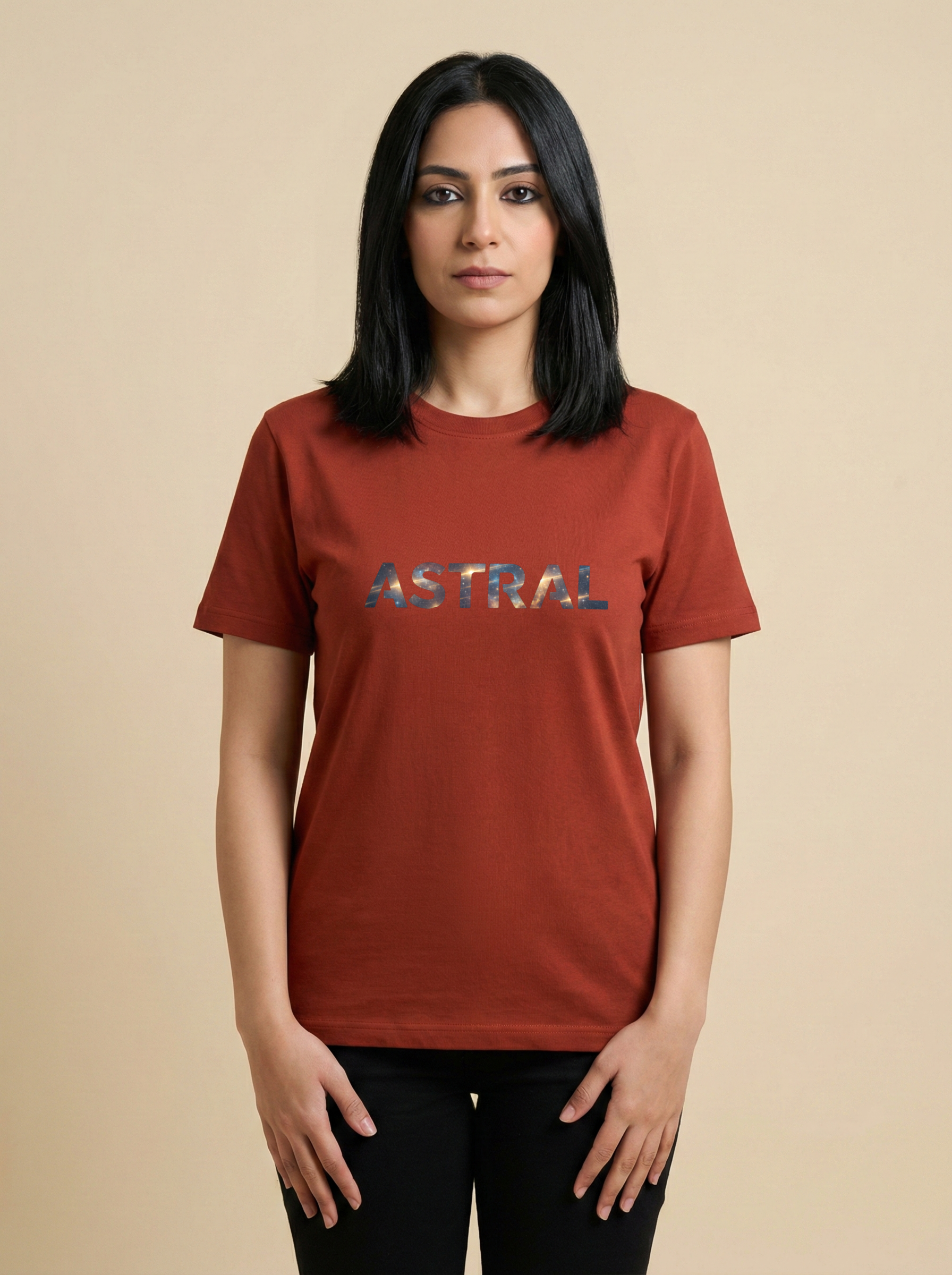 Astral Classic Crew Tee Brick Red
