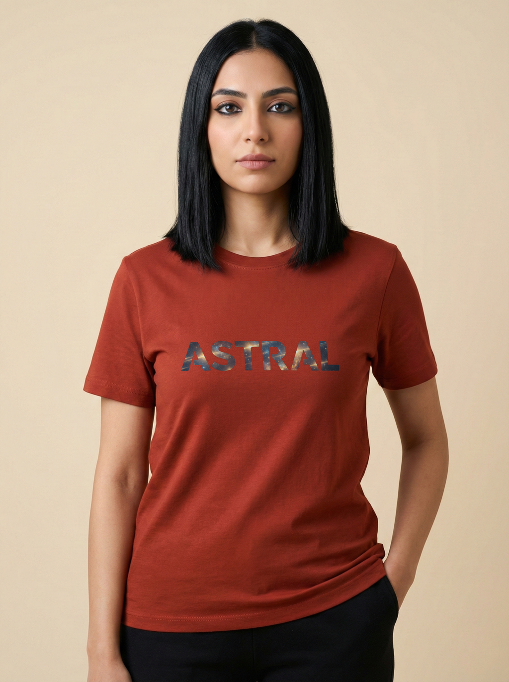 Astral Classic Crew Tee Brick Red