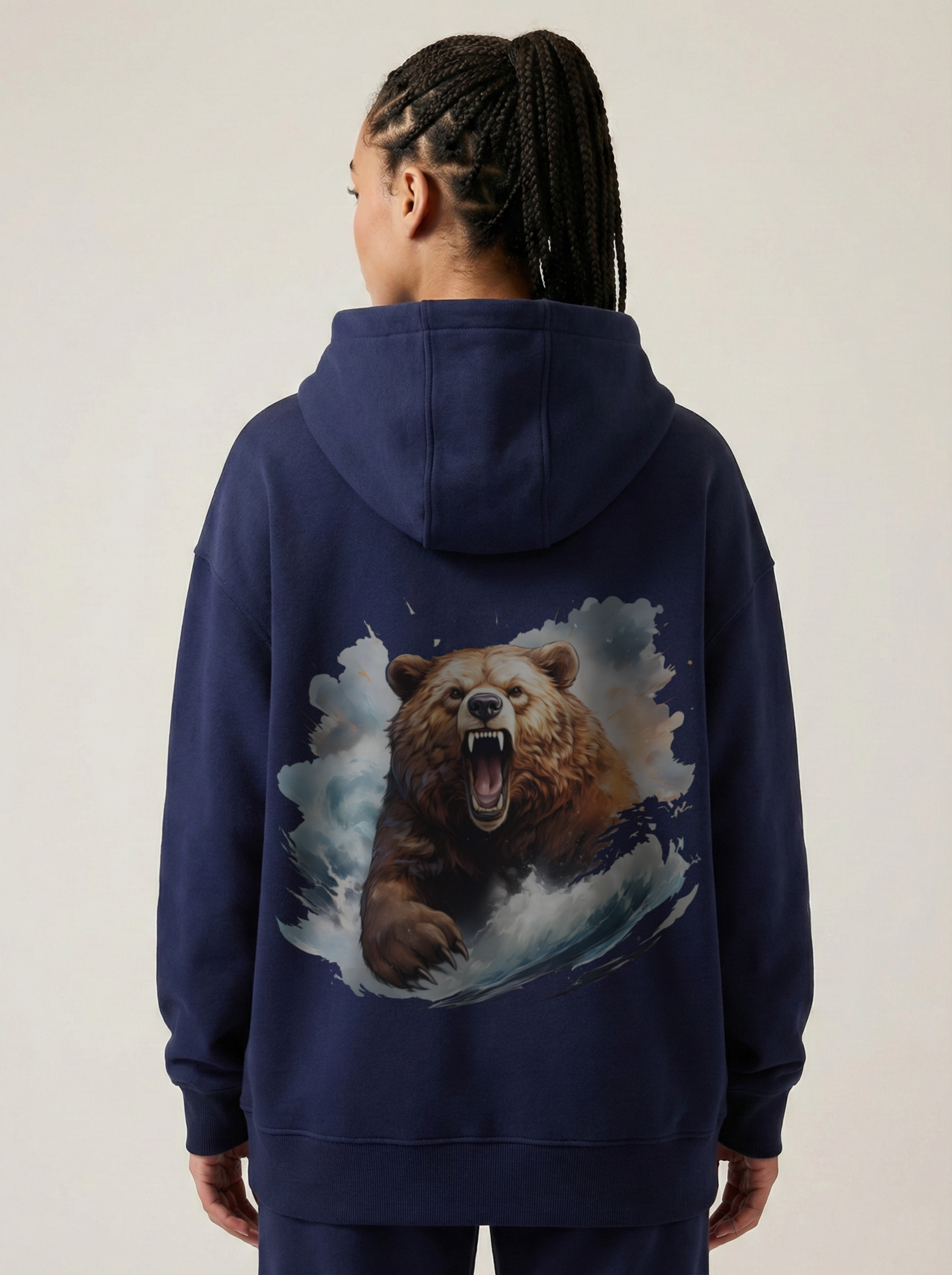 Bear Fury Oversized Hoodie