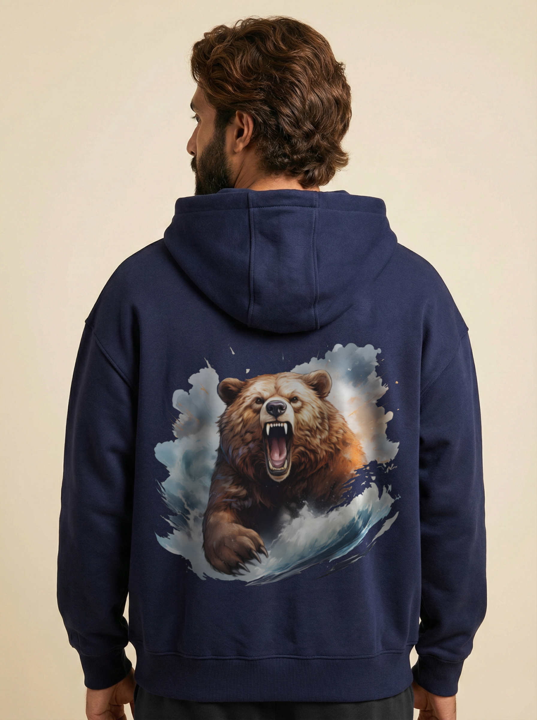 Bear Fury Oversized Hoodie