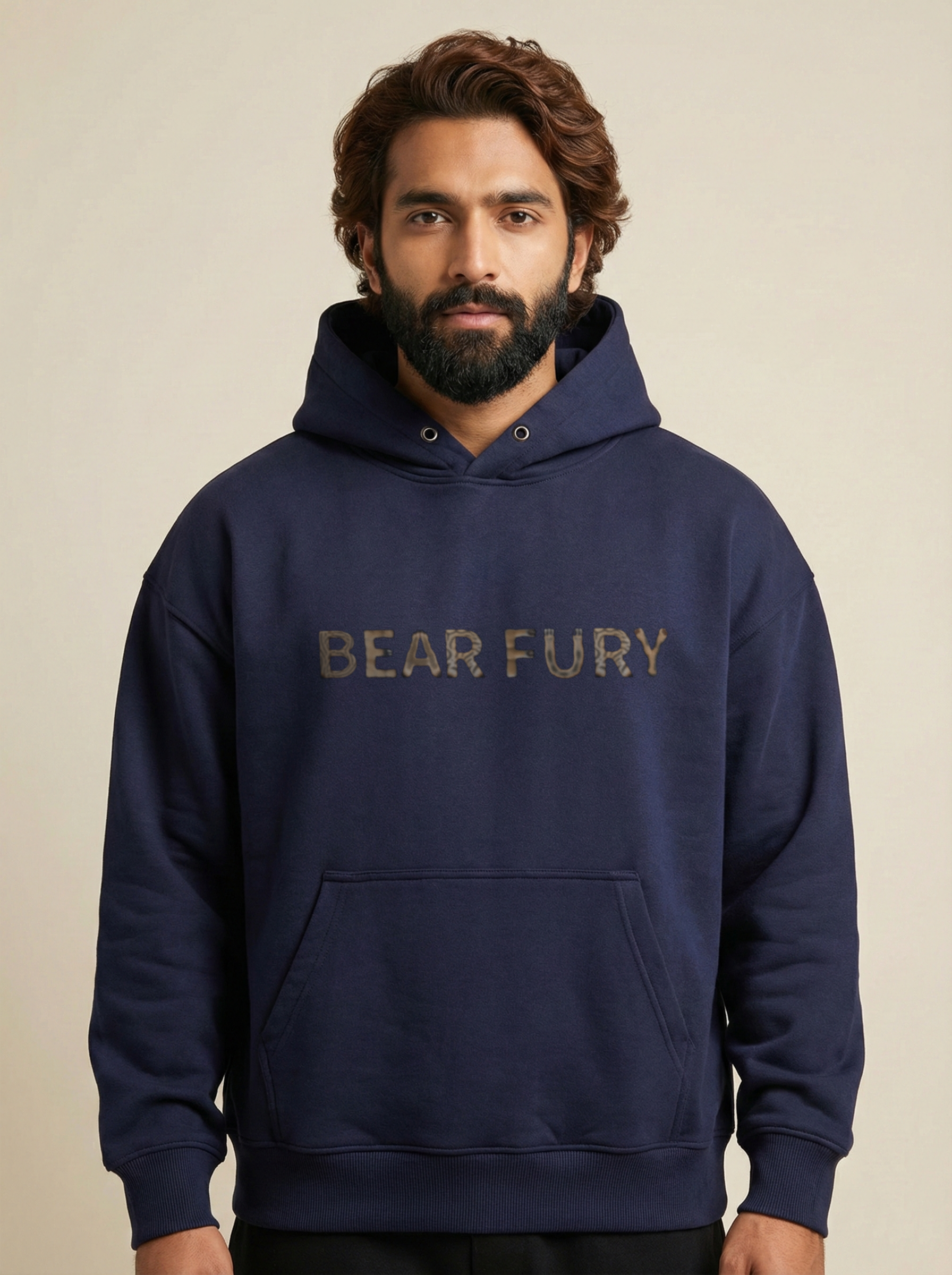 Bear Fury Oversized Hoodie