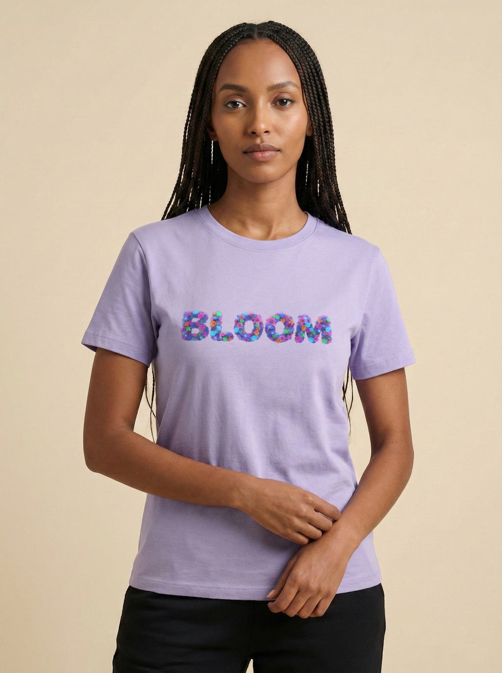 Bloom Classic Crew Tee Lavender