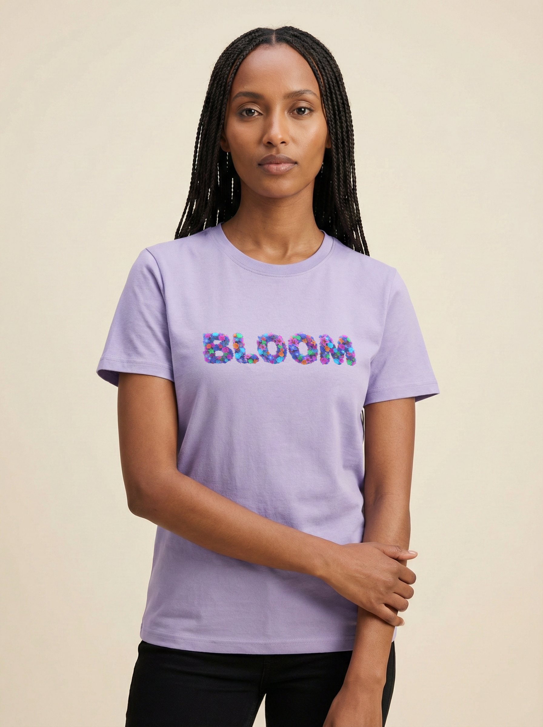 Bloom Classic Crew Tee Lavender