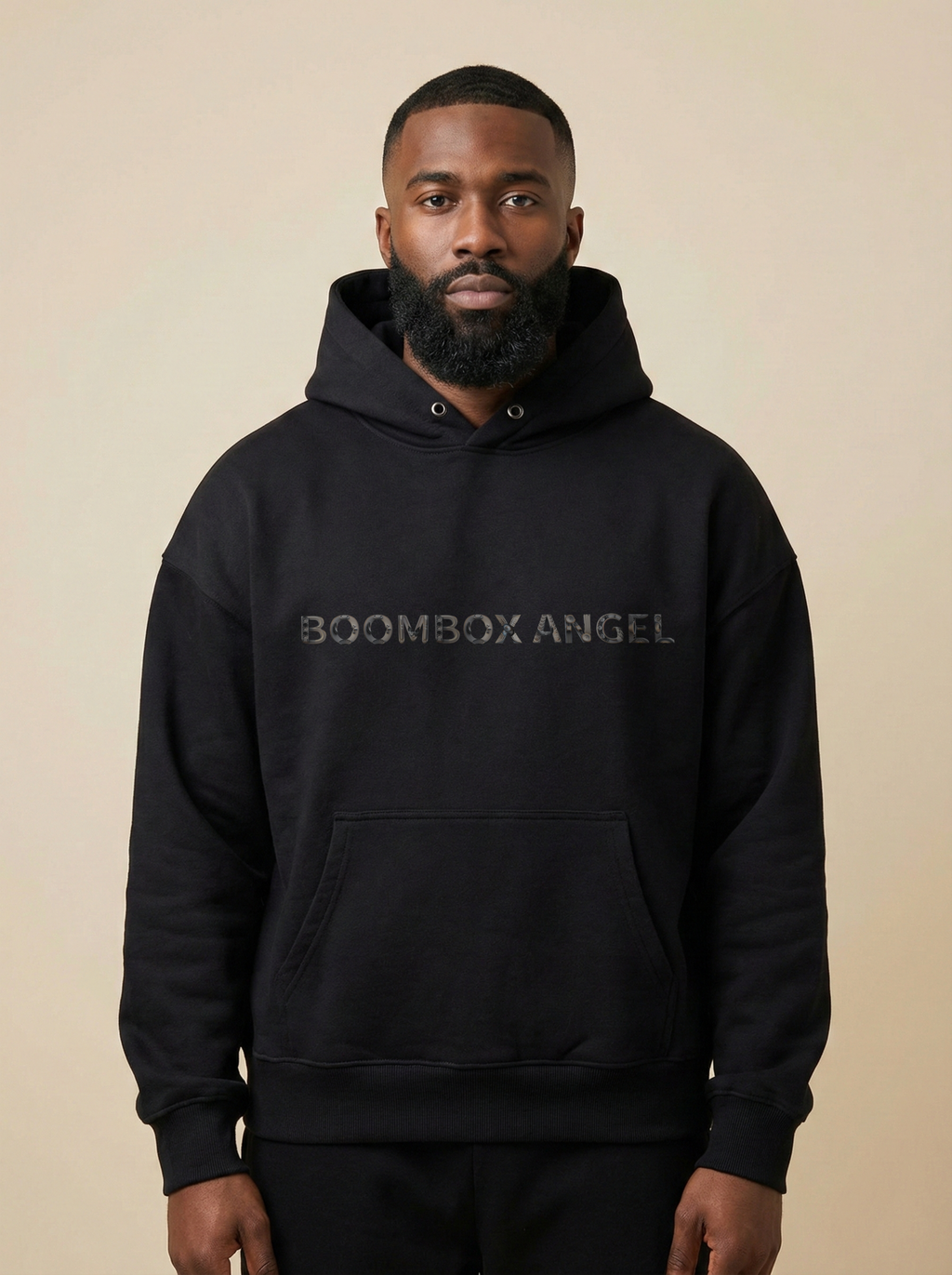 Boombox Angel Oversized Hoodie