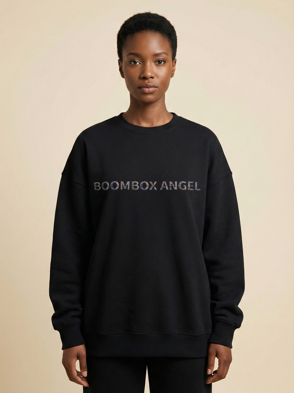 Boombox Angel Oversized Sweatshirt