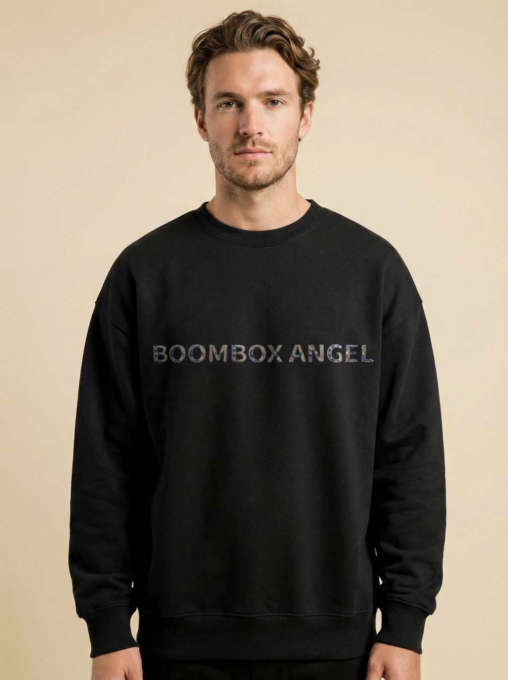 Boombox Angel Oversized Sweatshirt