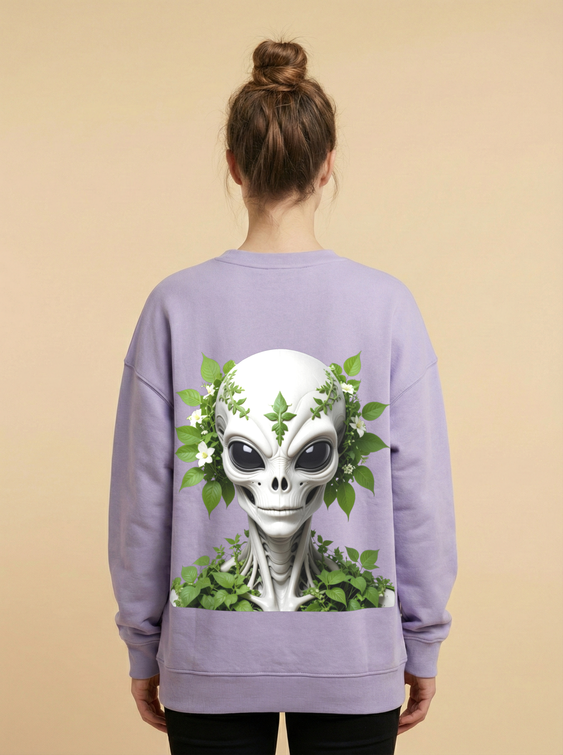 cosmic Vines Oversized Sweatshirt