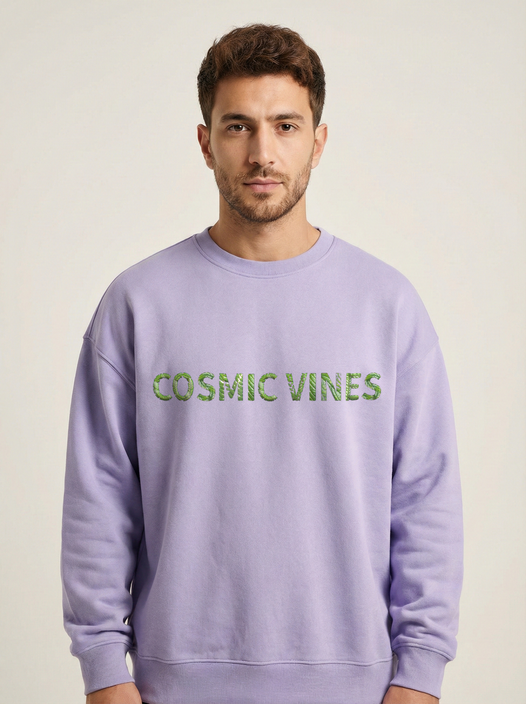 cosmic Vines Oversized Sweatshirt
