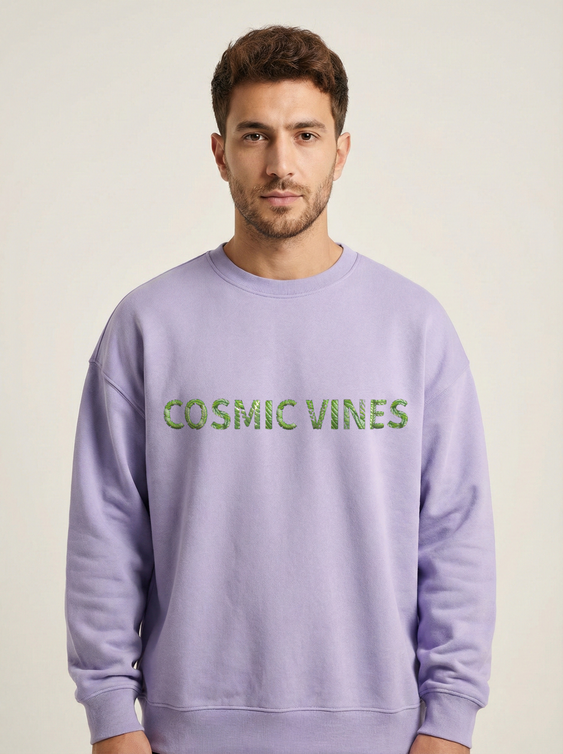 cosmic Vines Oversized Sweatshirt
