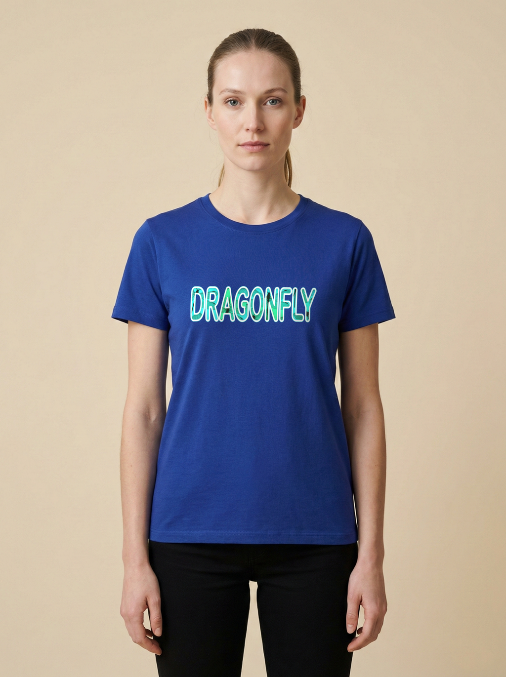 Dragonfly Classic Crew Tee Royal Blue