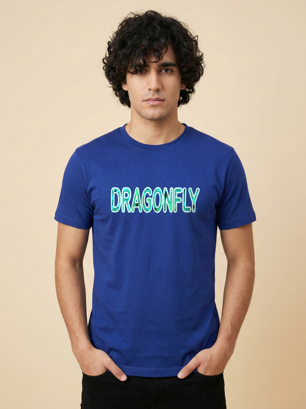 Dragonfly Classic Crew Tee Royal Blue