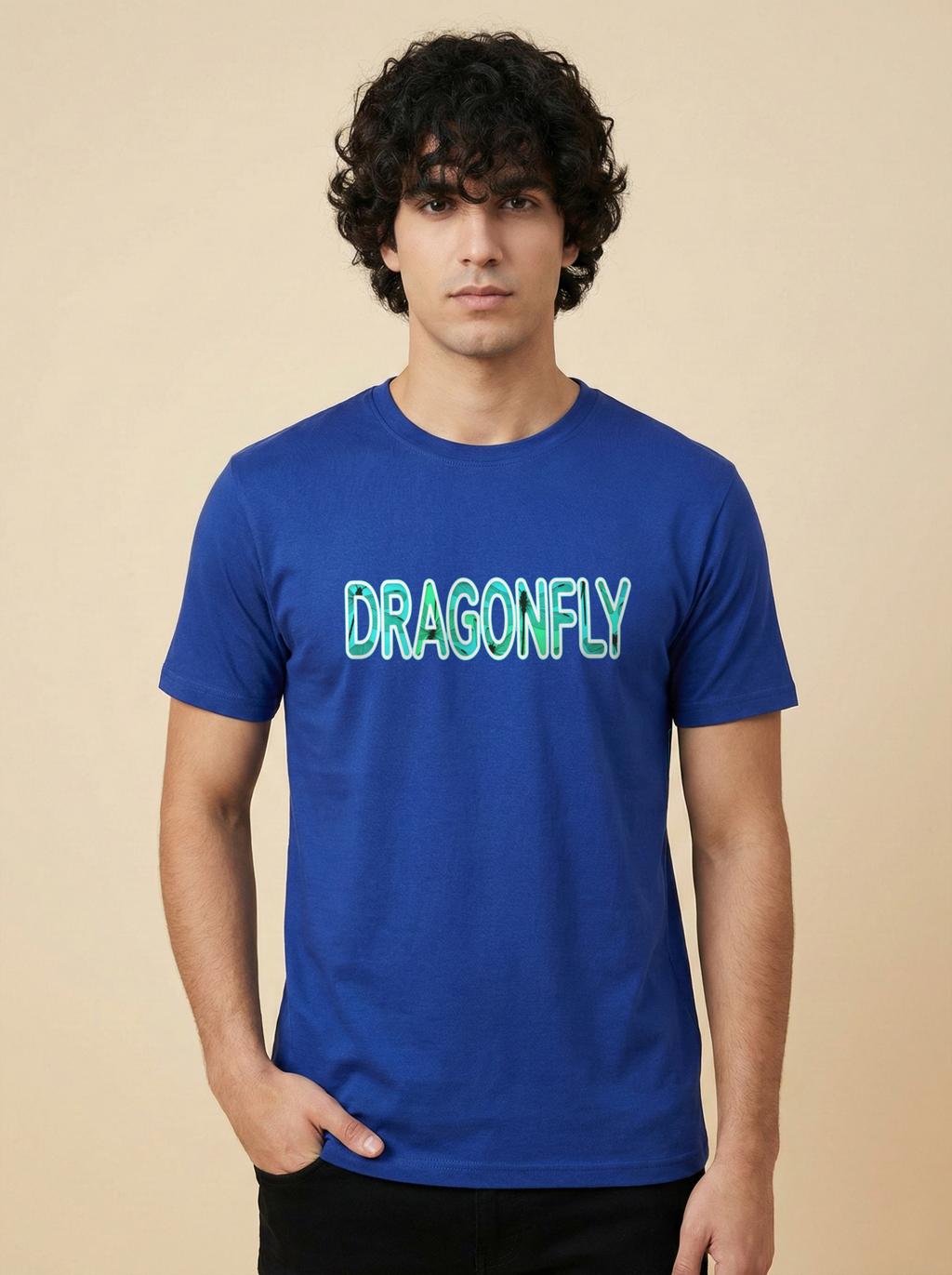 Dragonfly Classic Crew Tee Royal Blue