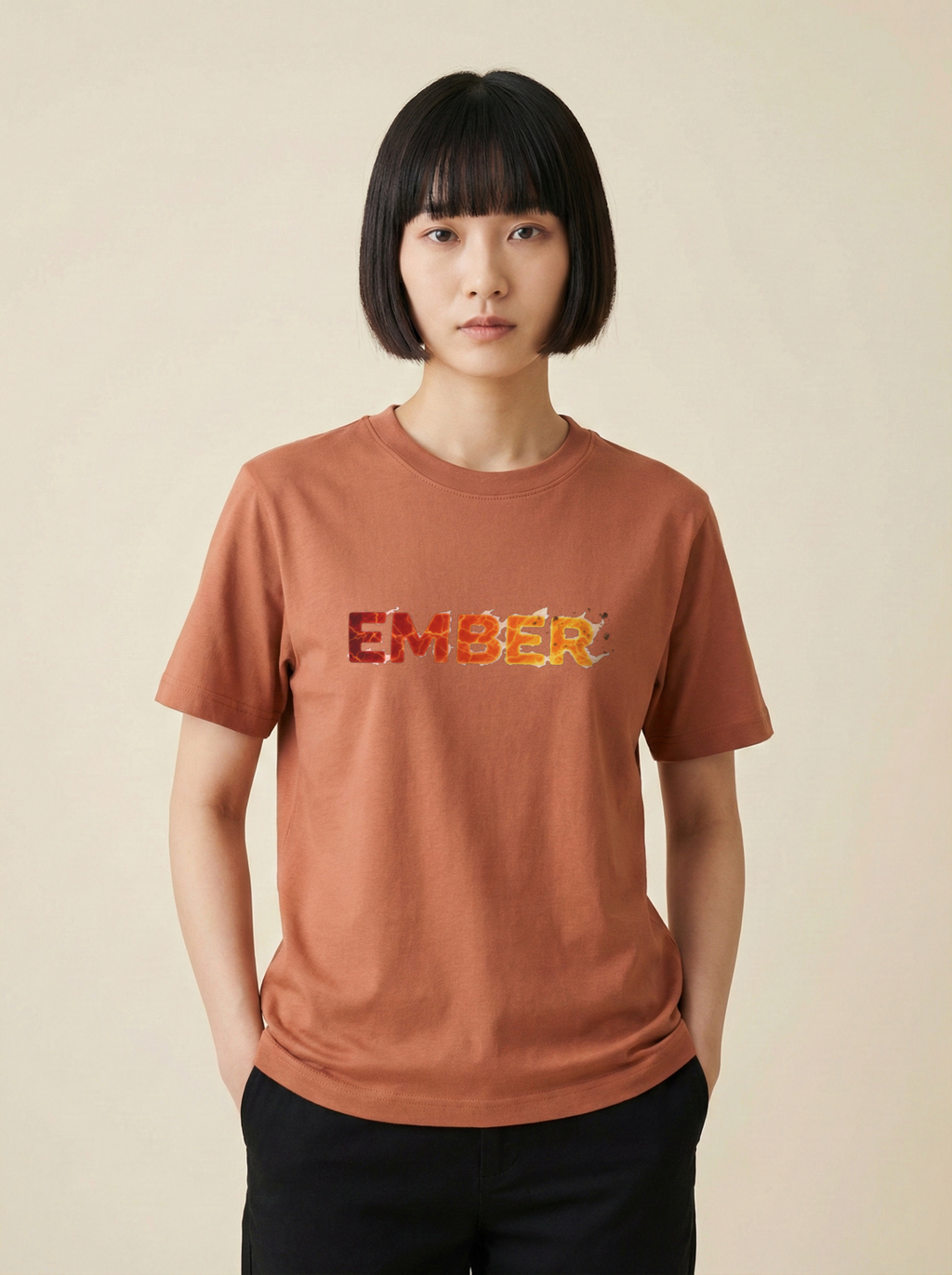 Ember Classic Crew Tee Copper