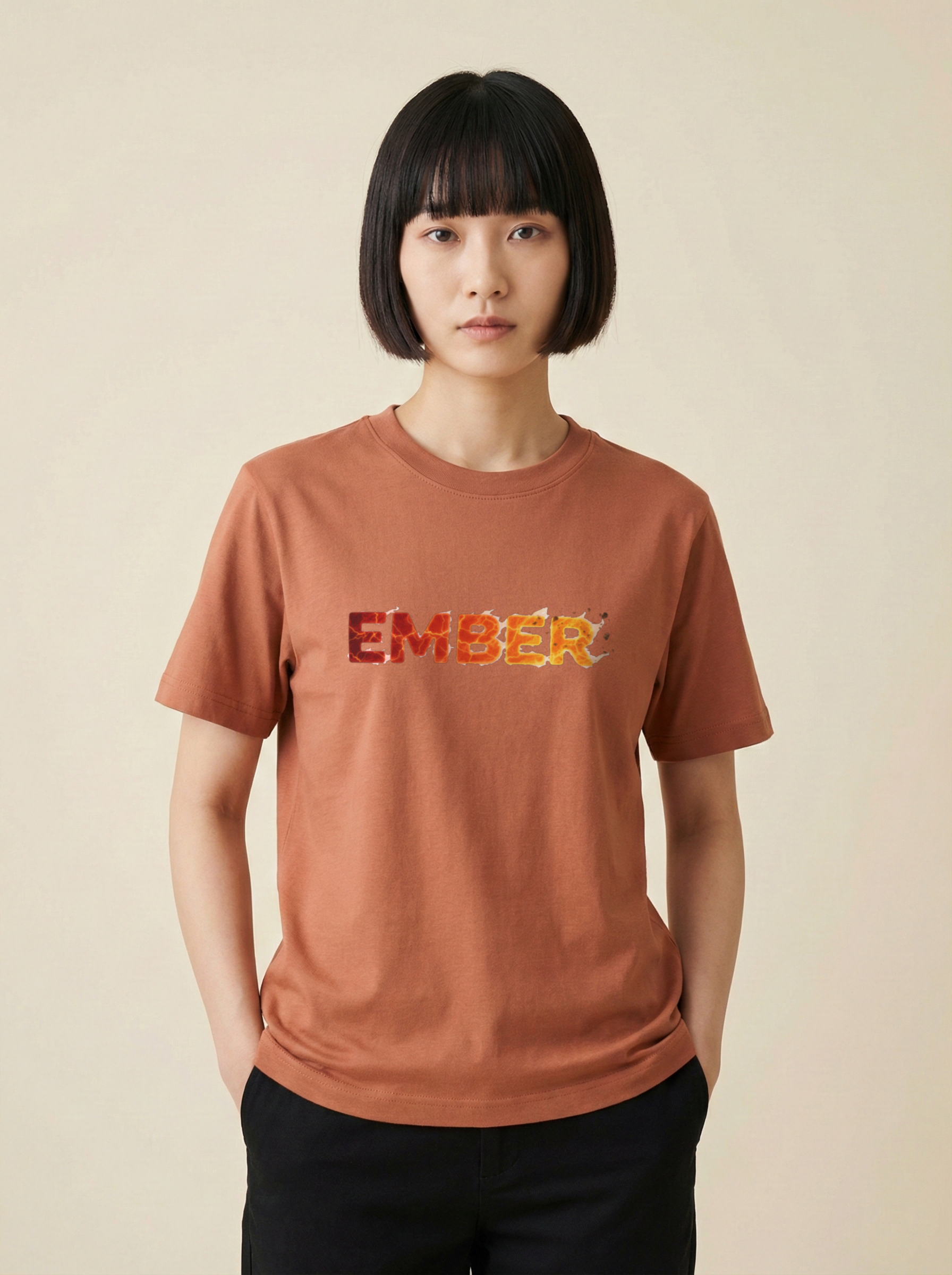 Ember Classic Crew Tee Copper