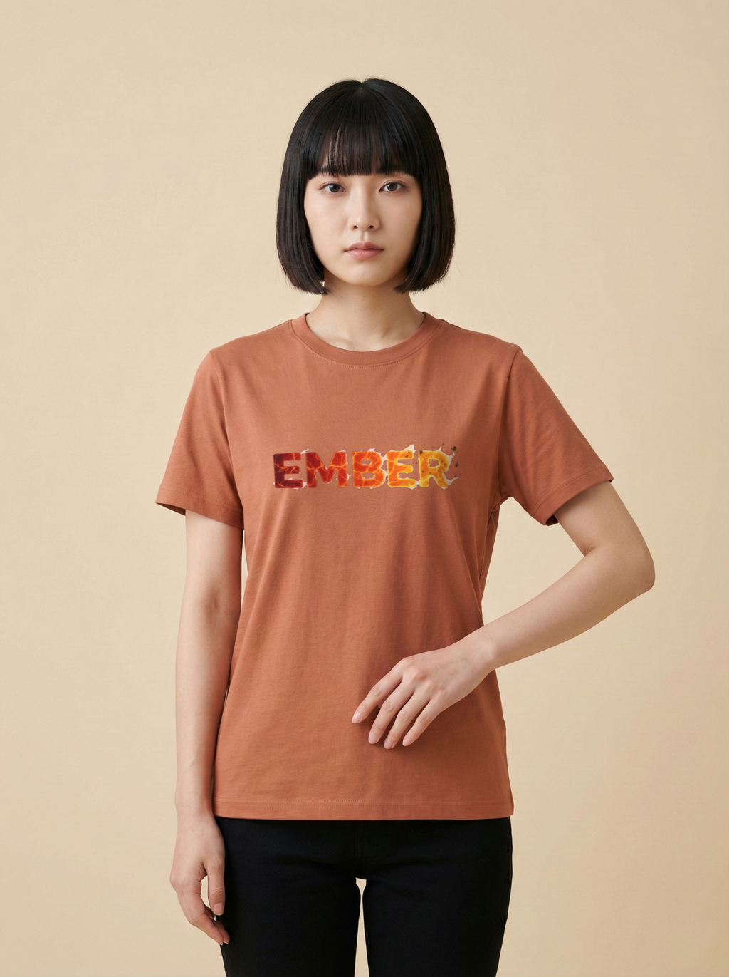 Ember Classic Crew Tee Copper