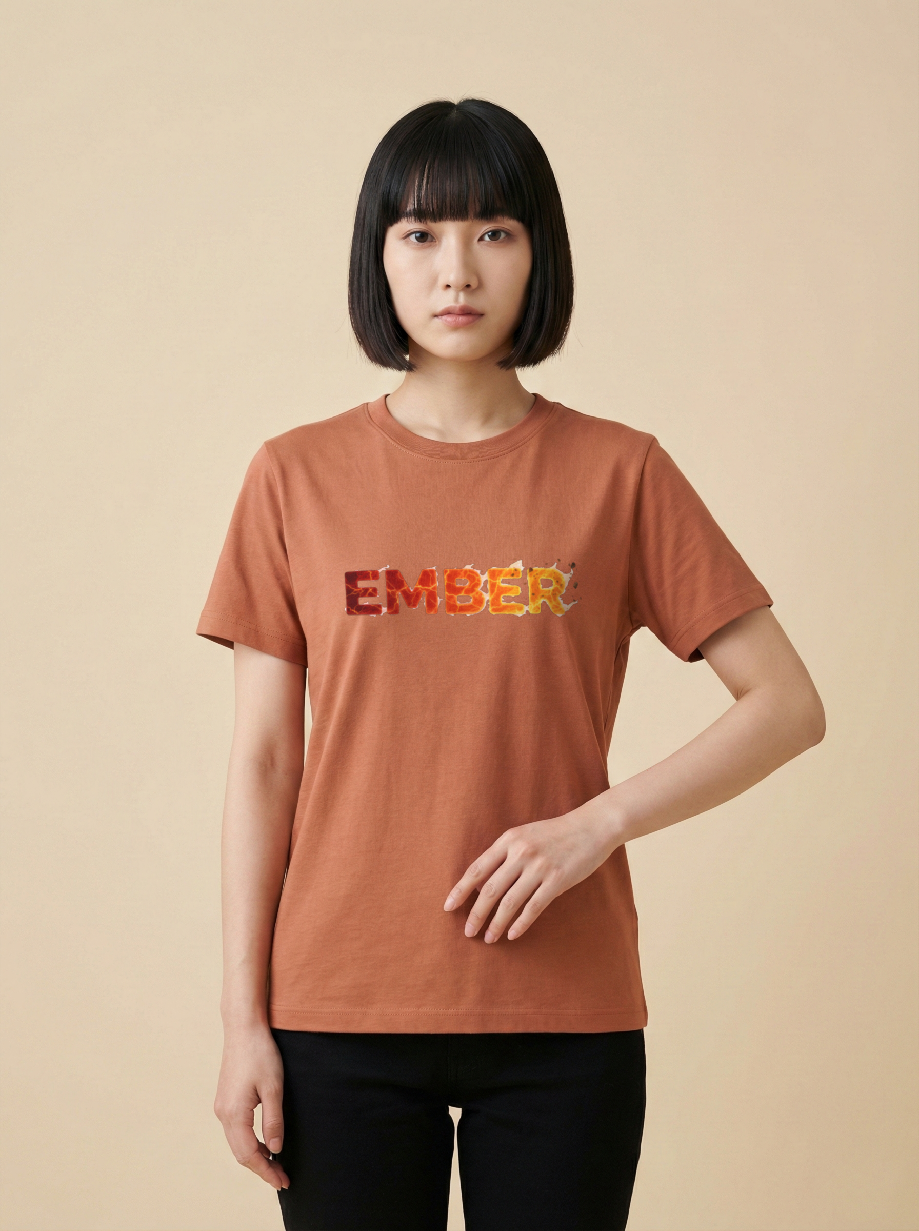 Ember Classic Crew Tee Copper