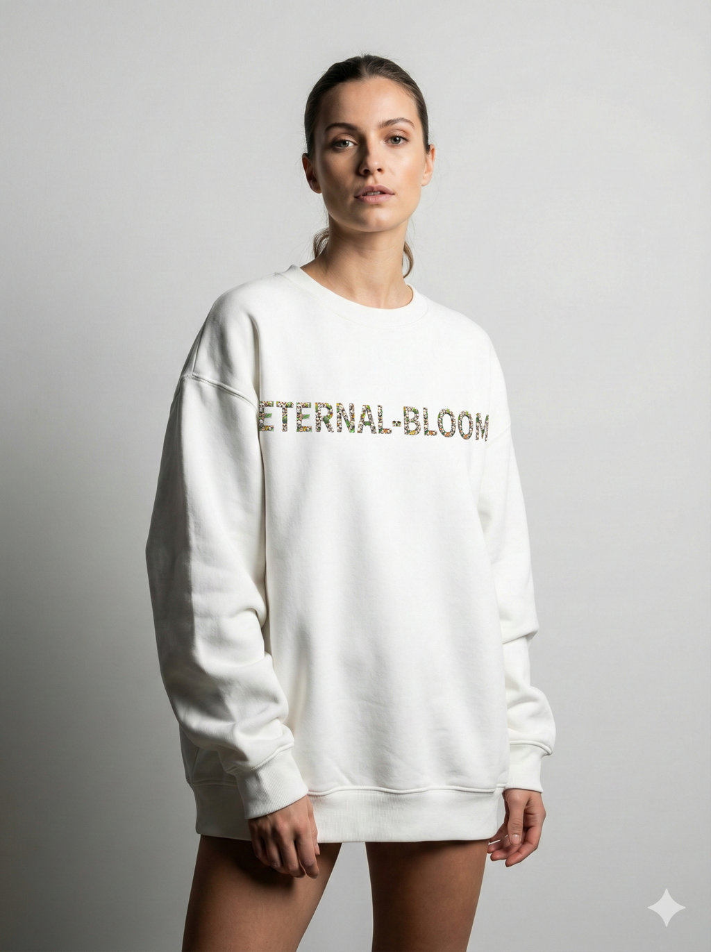 Eternal Bloom Oversized Sweatshirt