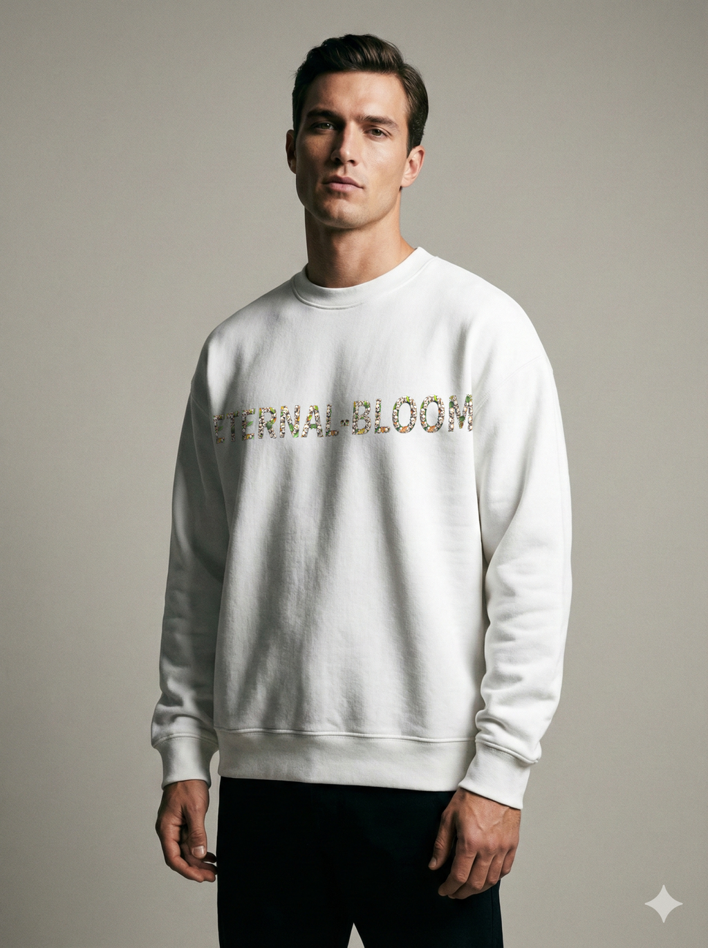 Eternal Bloom Oversized Sweatshirt
