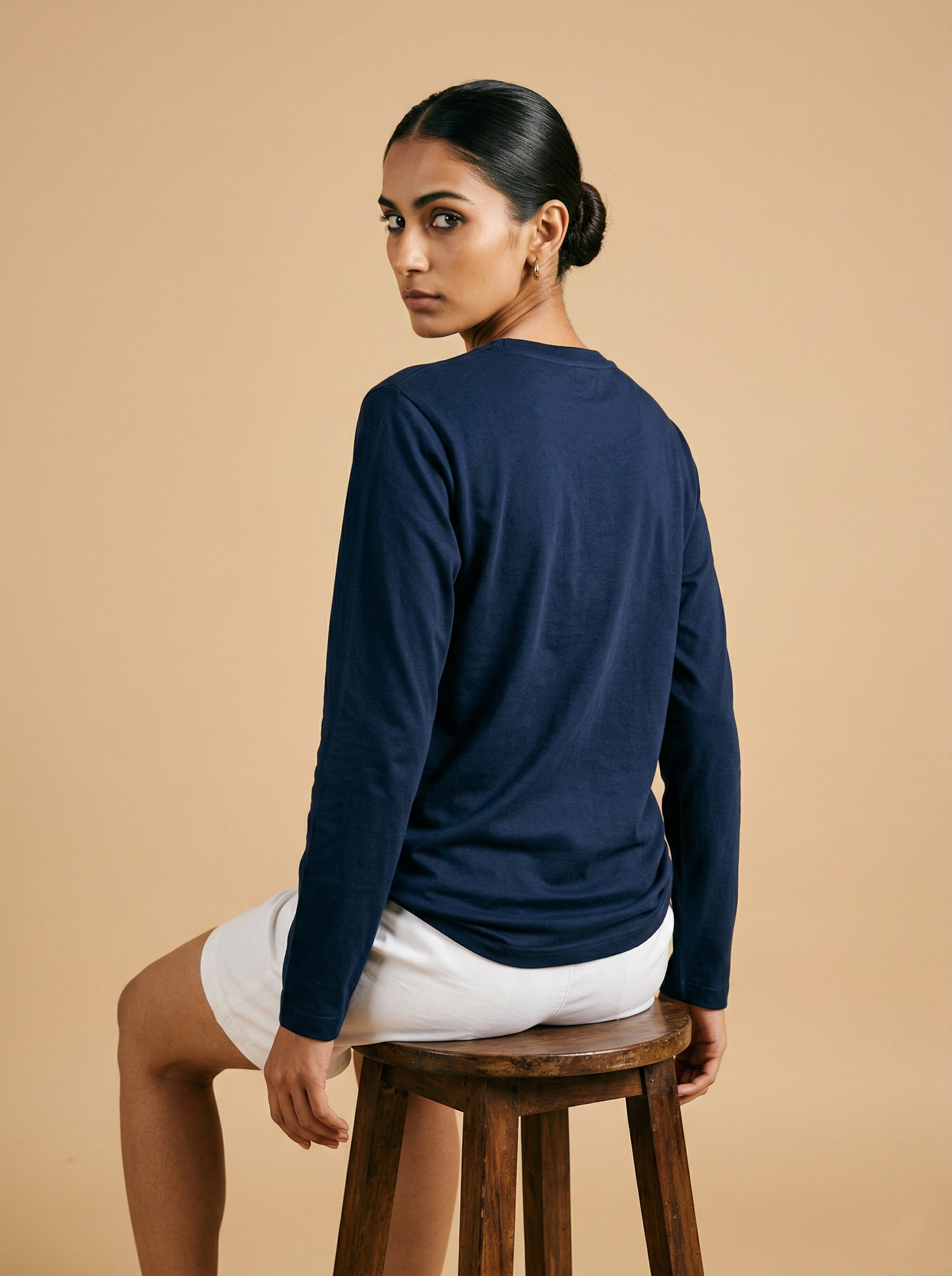 Full Sleeve Tee Navy Blue