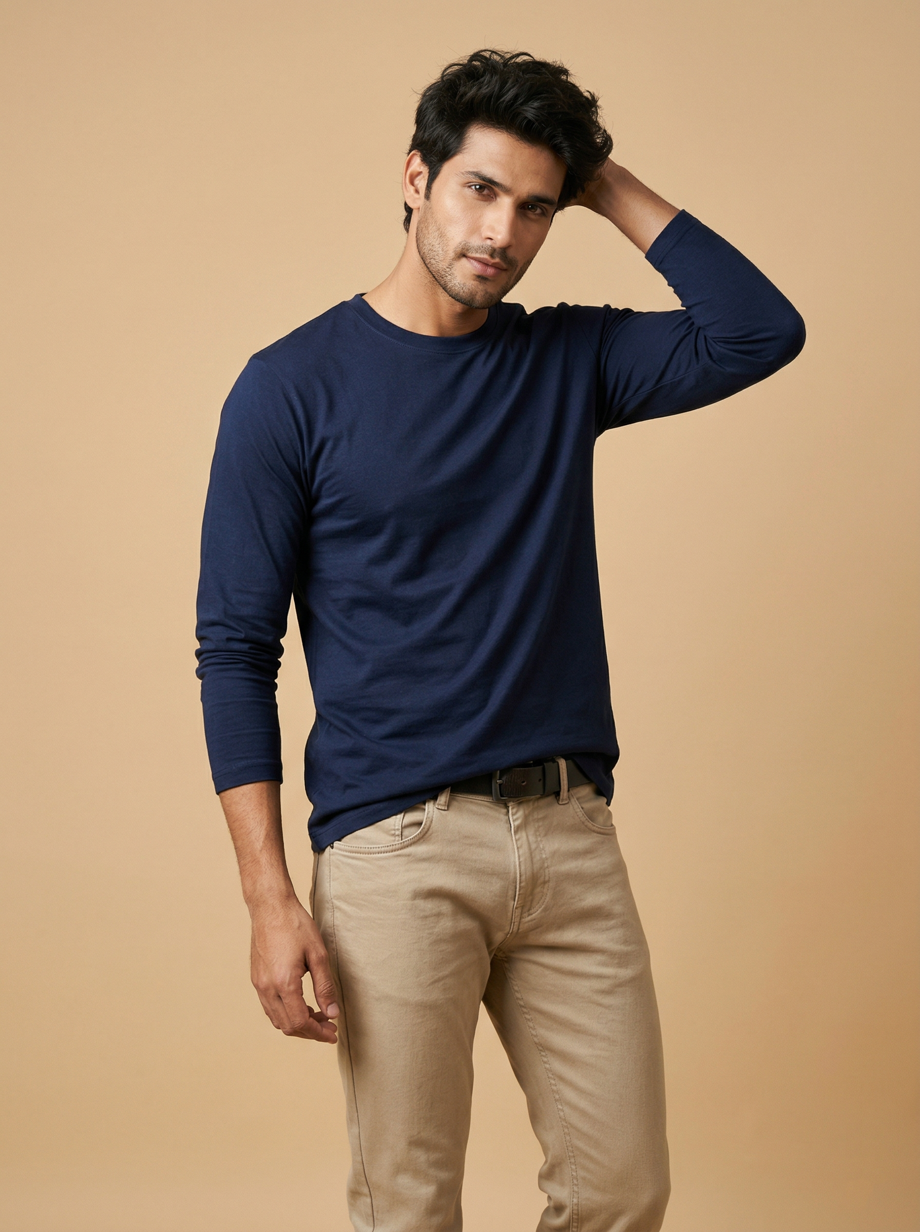 Full Sleeve Tee Navy Blue