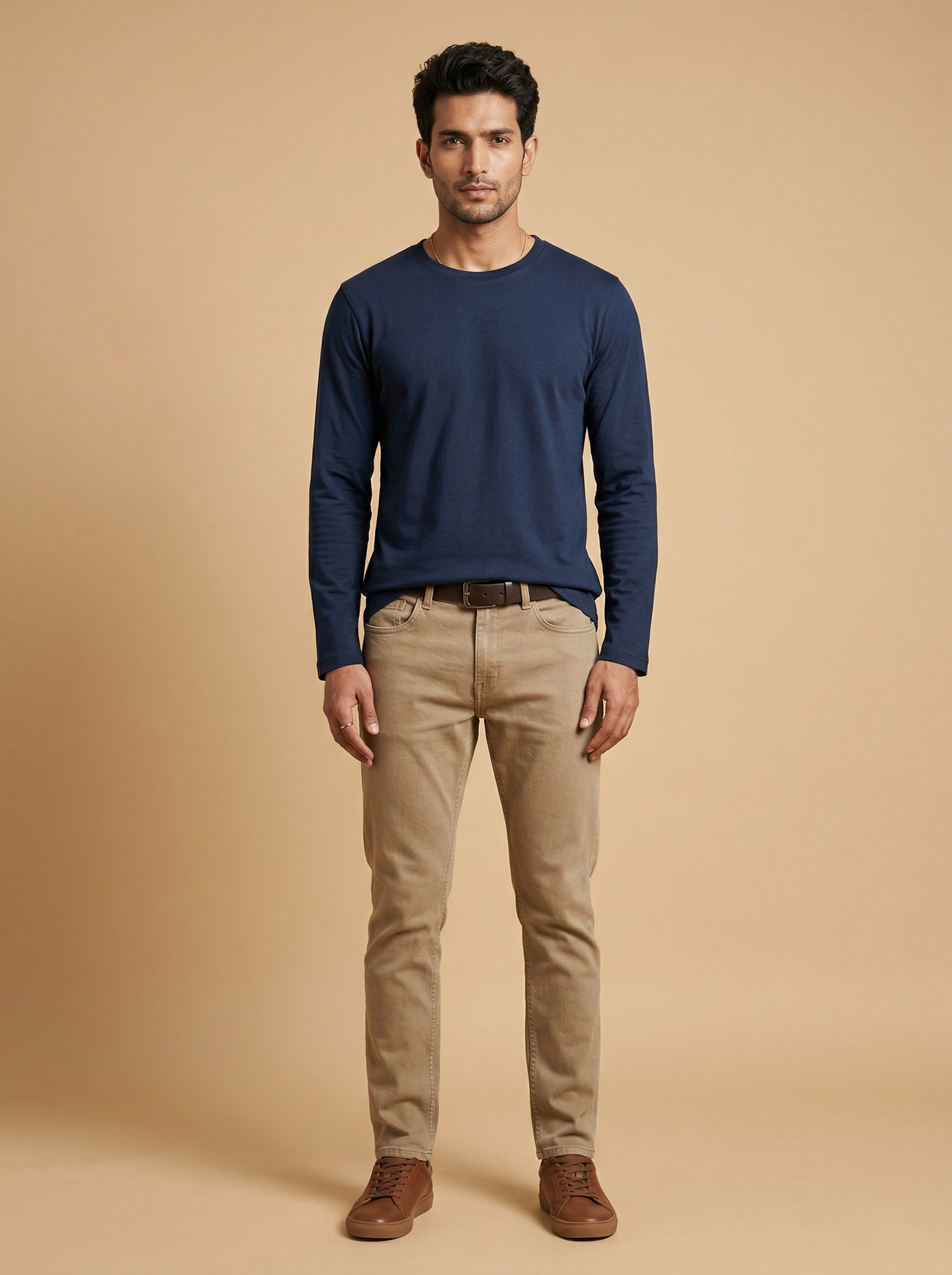 Full Sleeve Tee Navy Blue