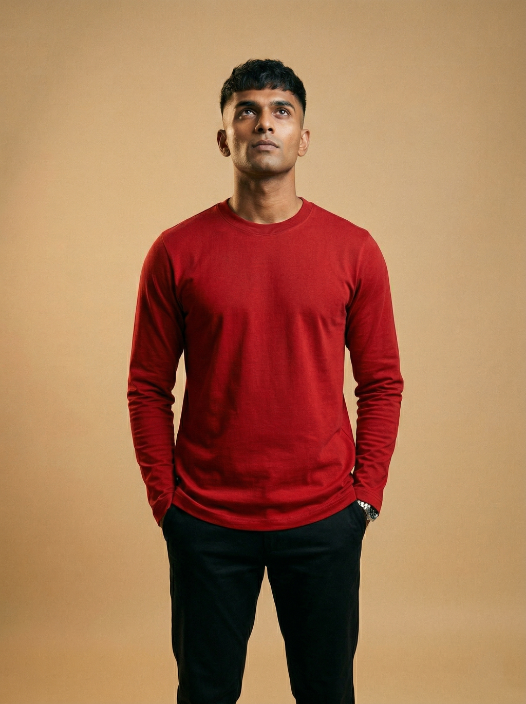 Full Sleeve Tee Red