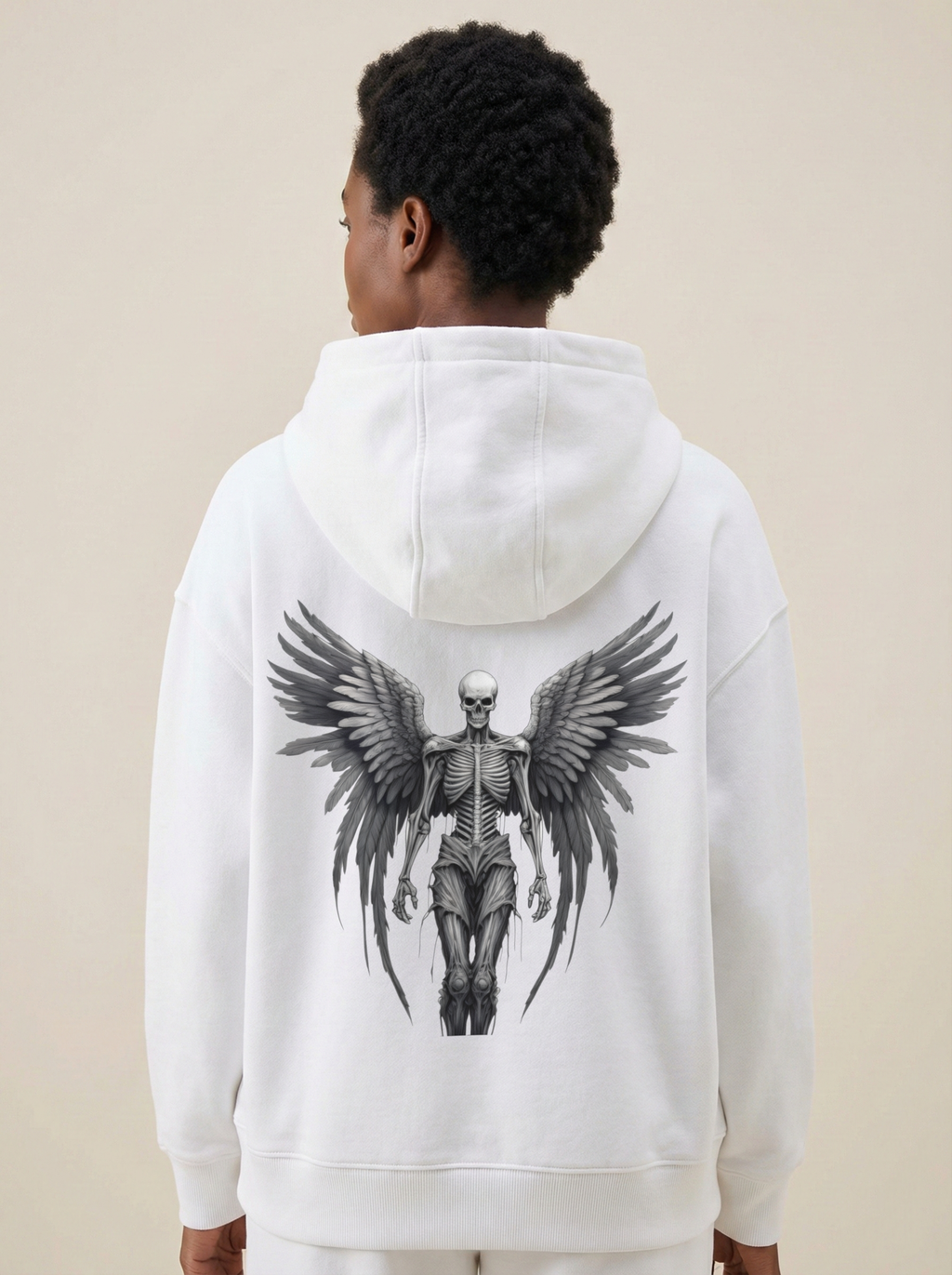 Gothic Angel Oversized Hoodie