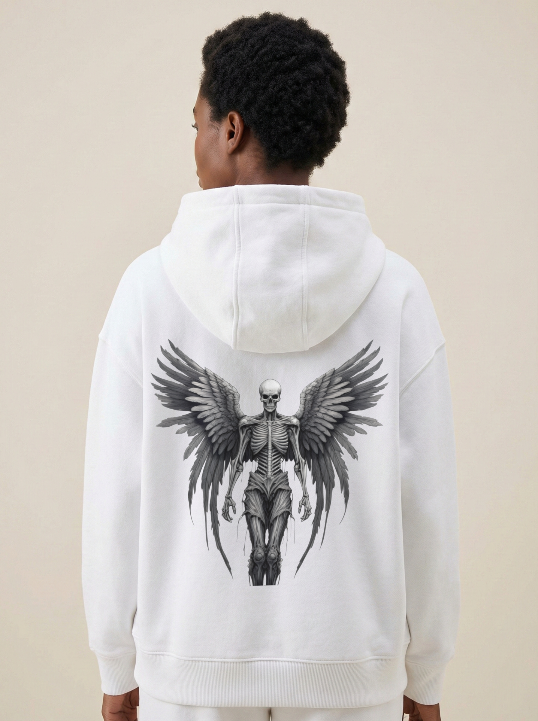 Gothic Angel Oversized Hoodie