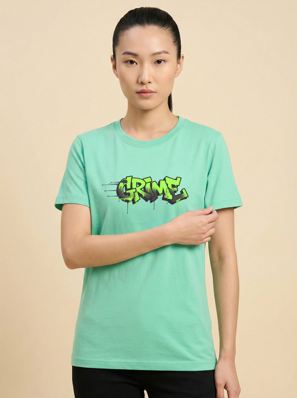 Grime Classic Crew Tee Jade