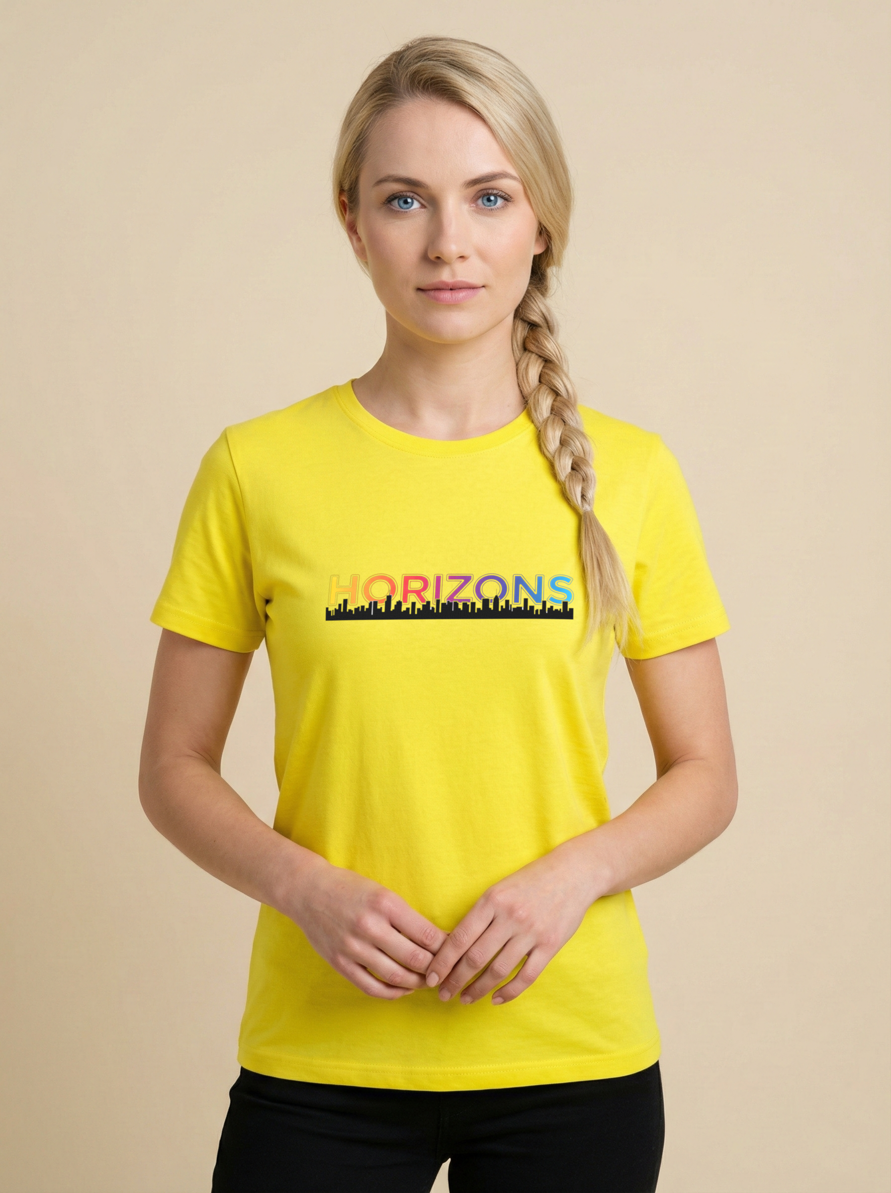Horizons Classic Crew Tee New Yellow