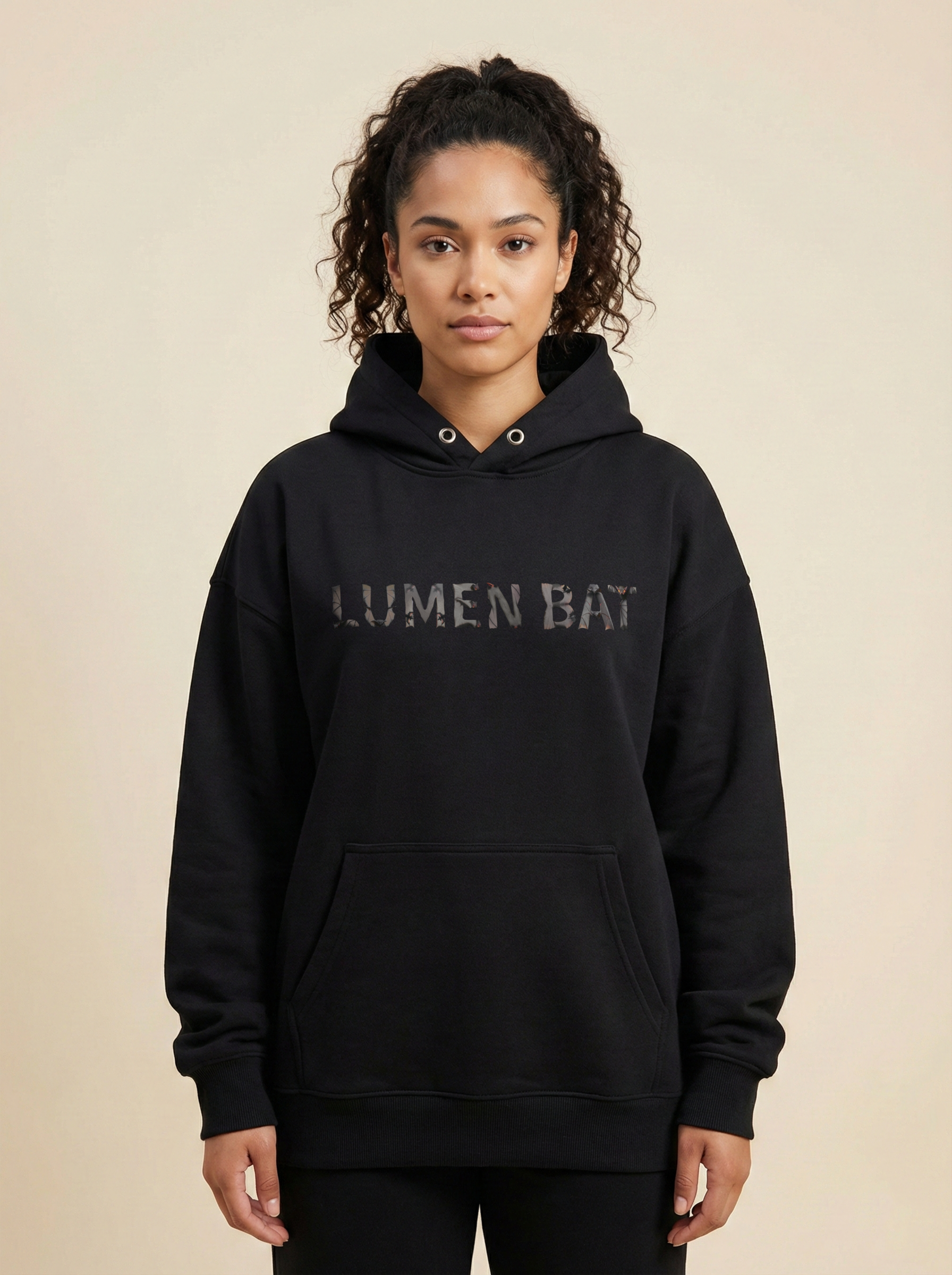 Lumen Bat Oversized Hoodie