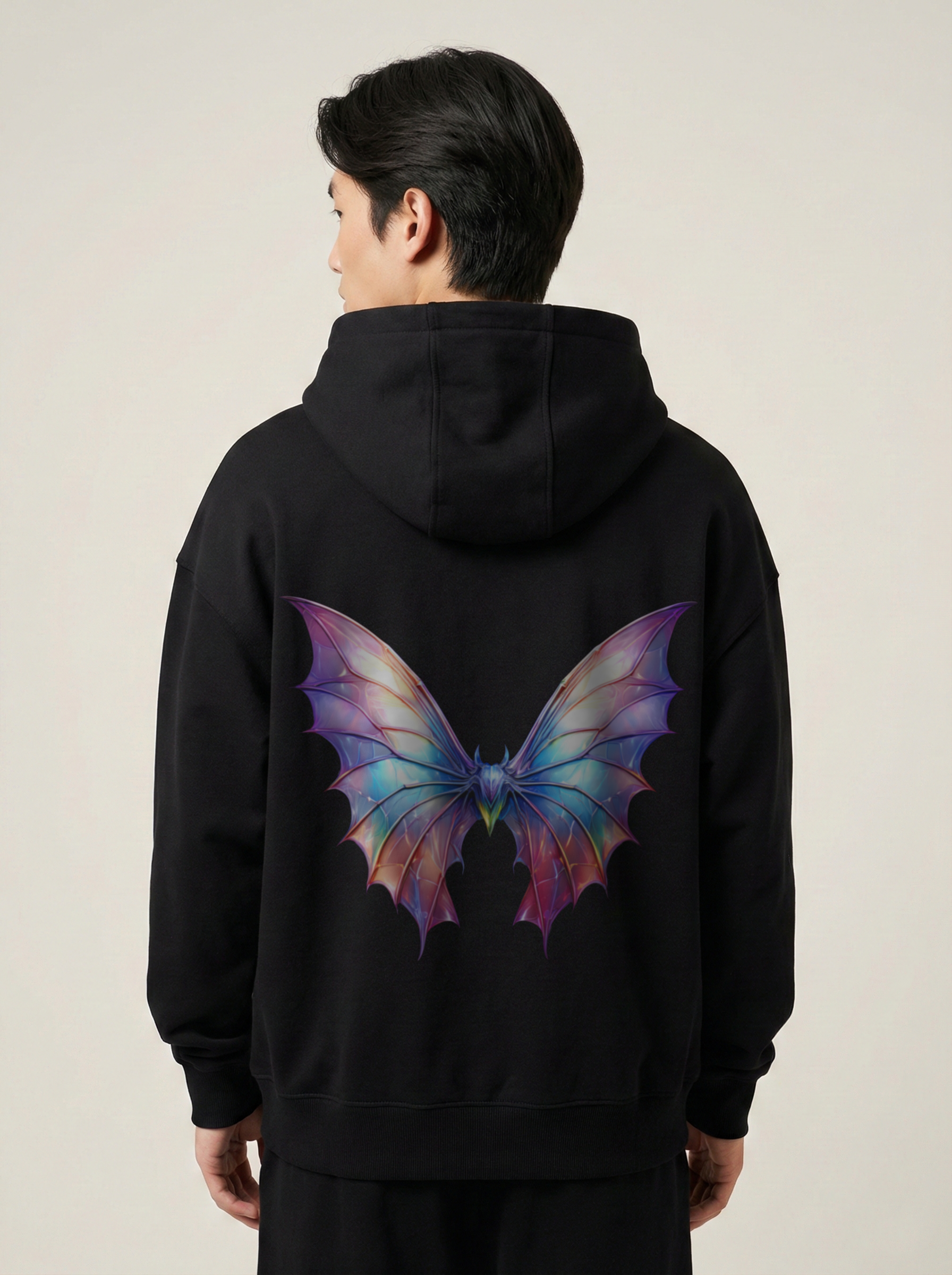 Lumen Bat Oversized Hoodie
