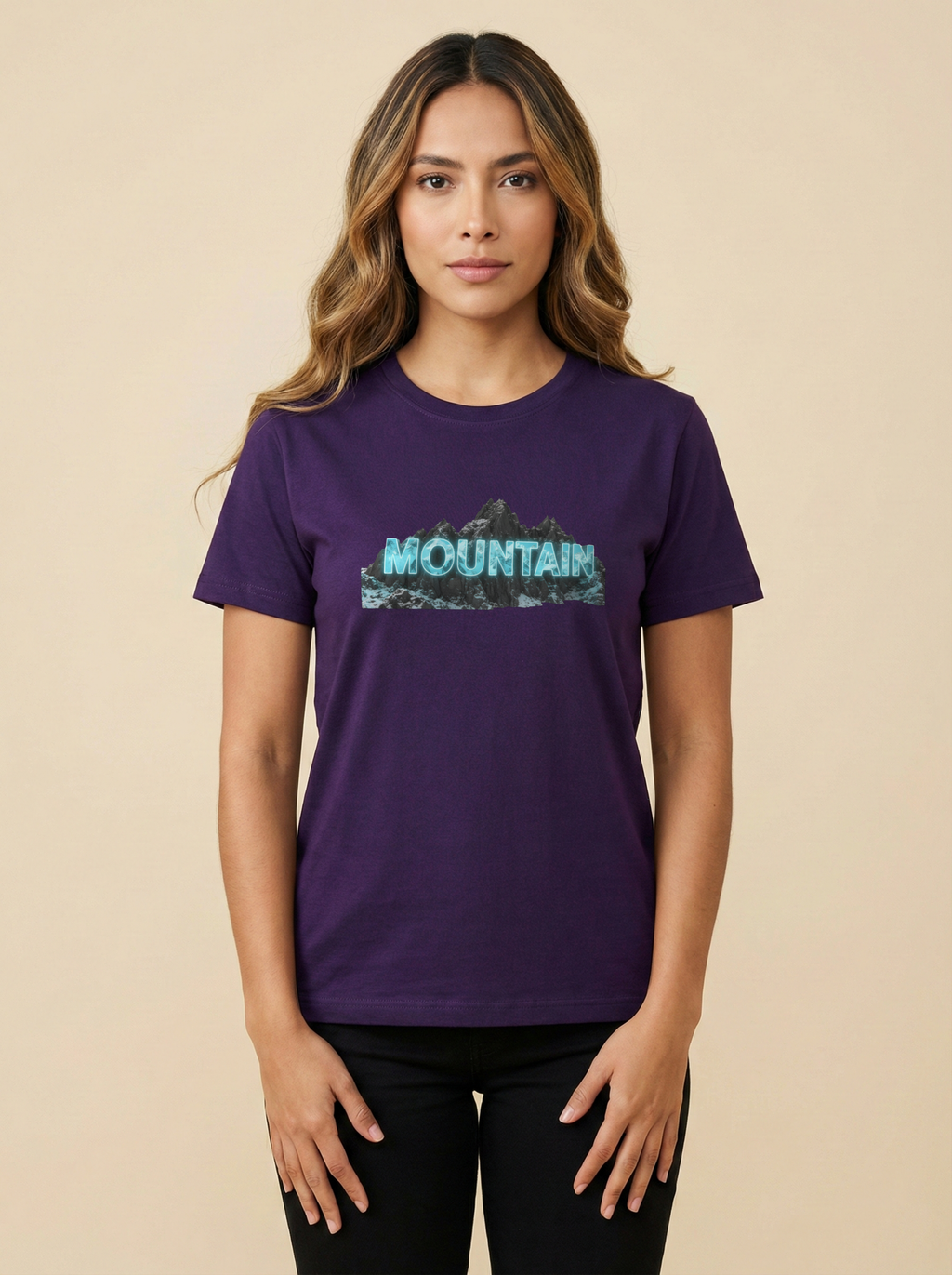 Mountain Classic Crew Tee Purple