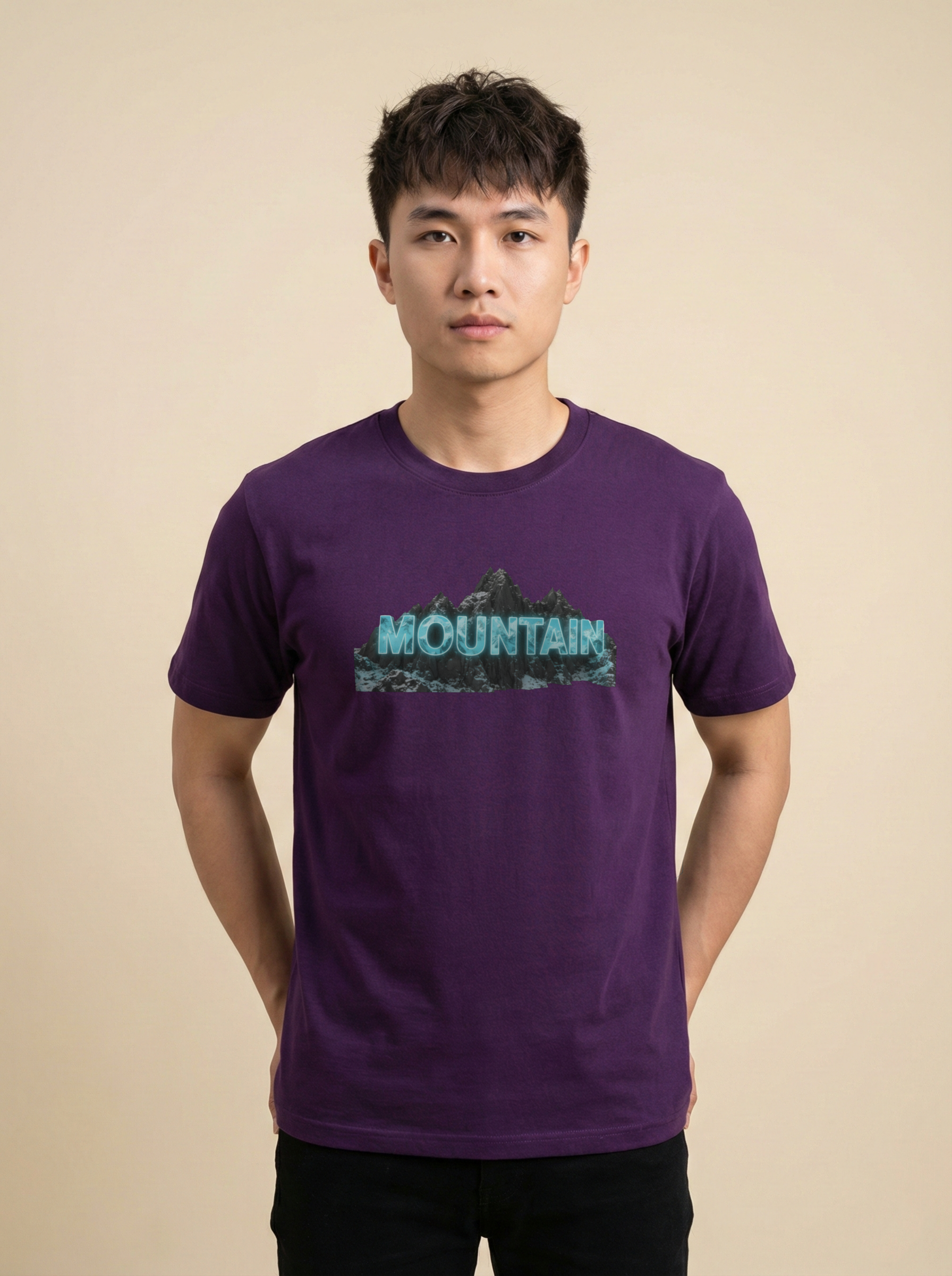 Mountain Classic Crew Tee Purple