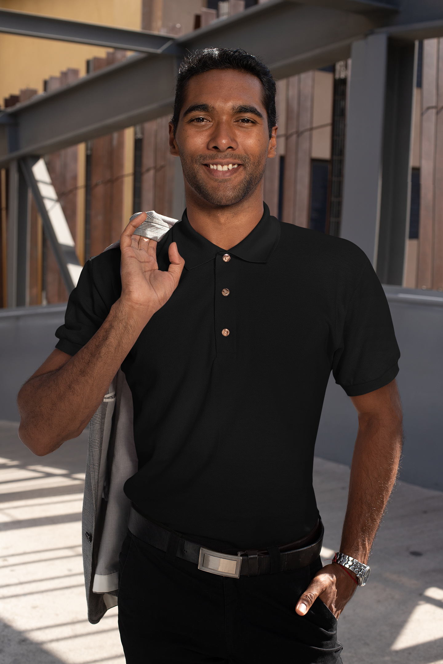 Mens Polo Black