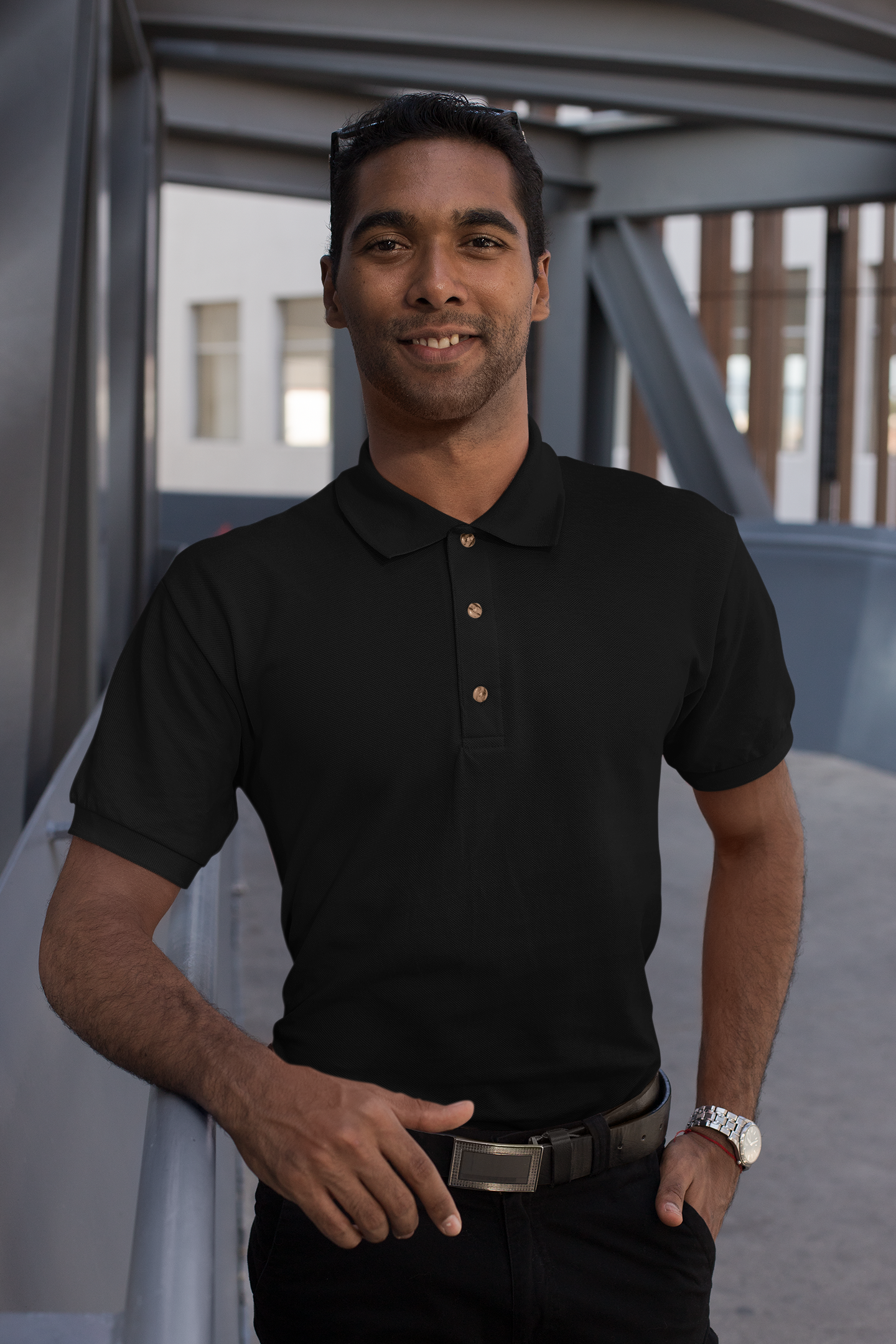 Mens Polo Black