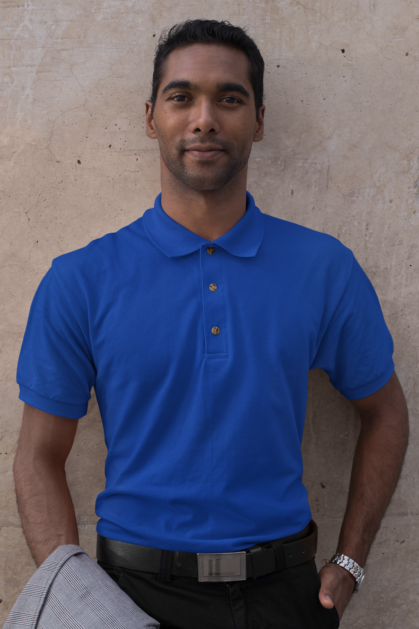 Mens Polo Royal Blue