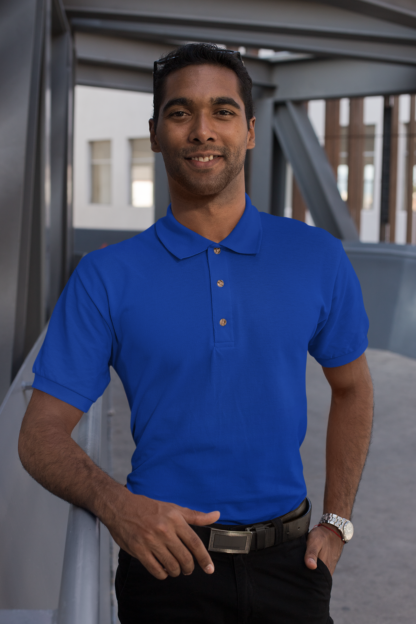 Mens Polo Royal Blue