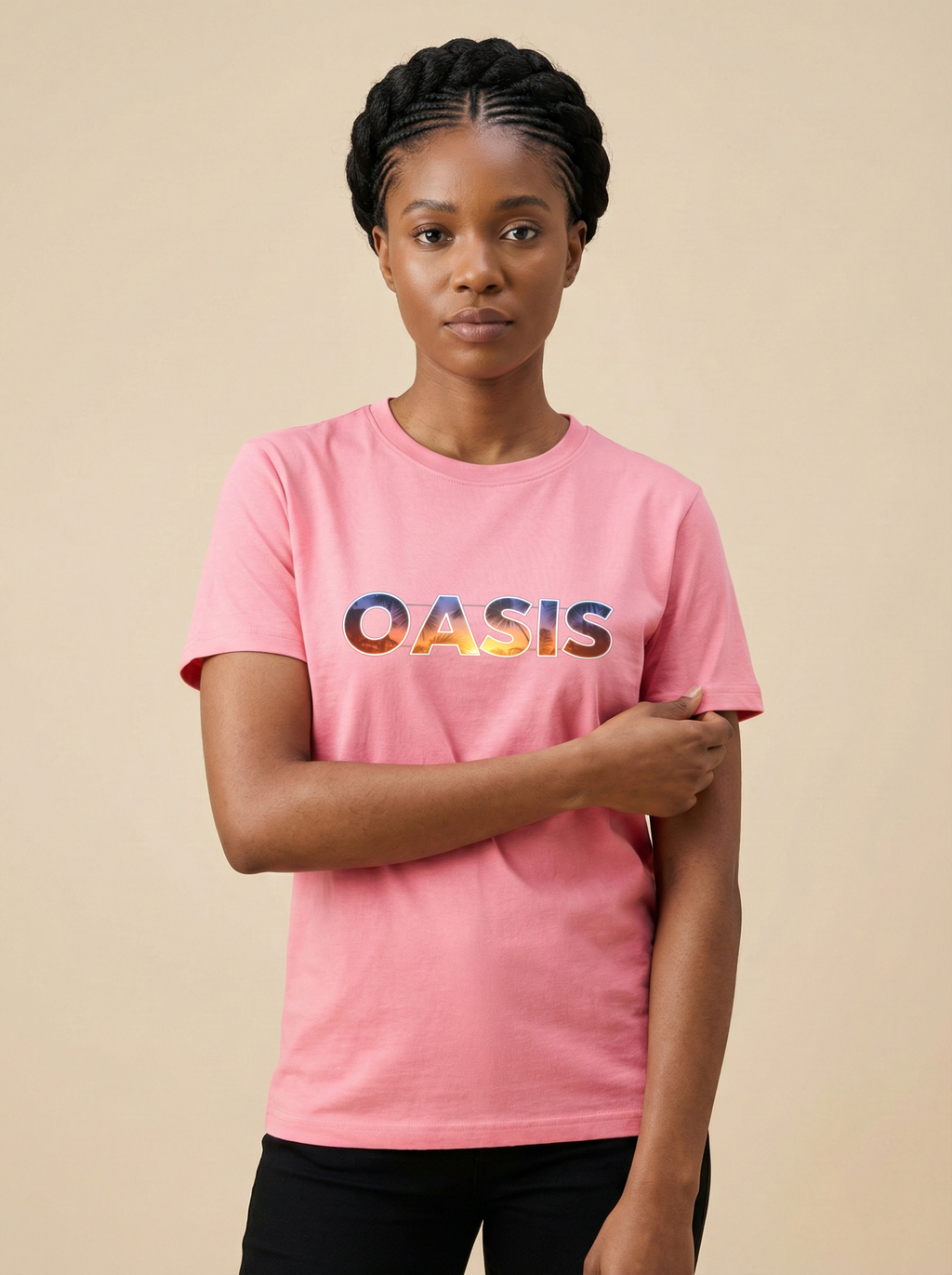 Oasis Classic Crew Tee Flamingo