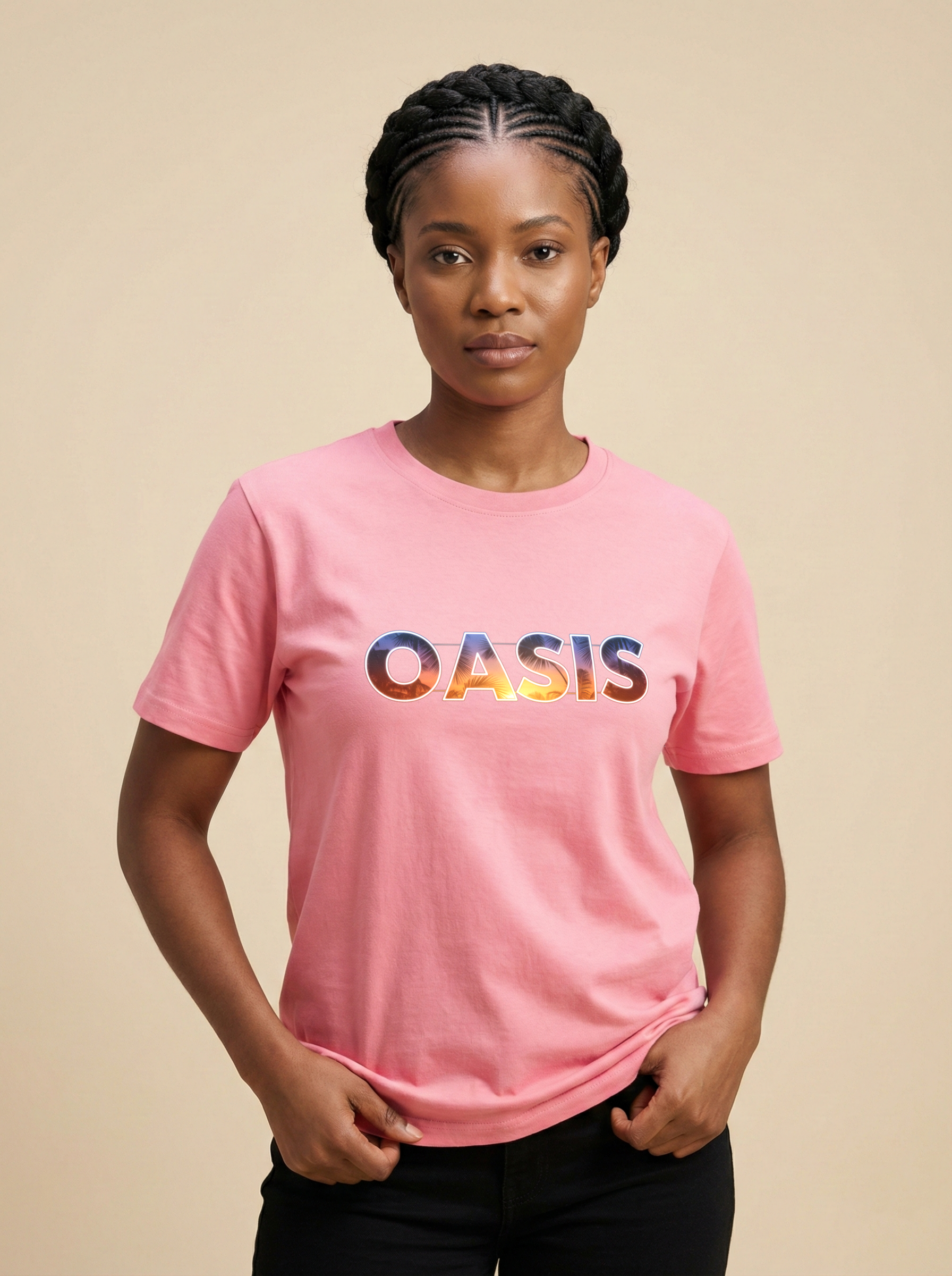 Oasis Classic Crew Tee Flamingo