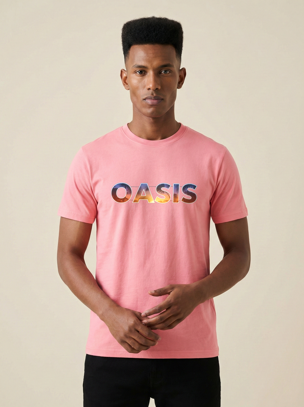 Oasis Classic Crew Tee Flamingo